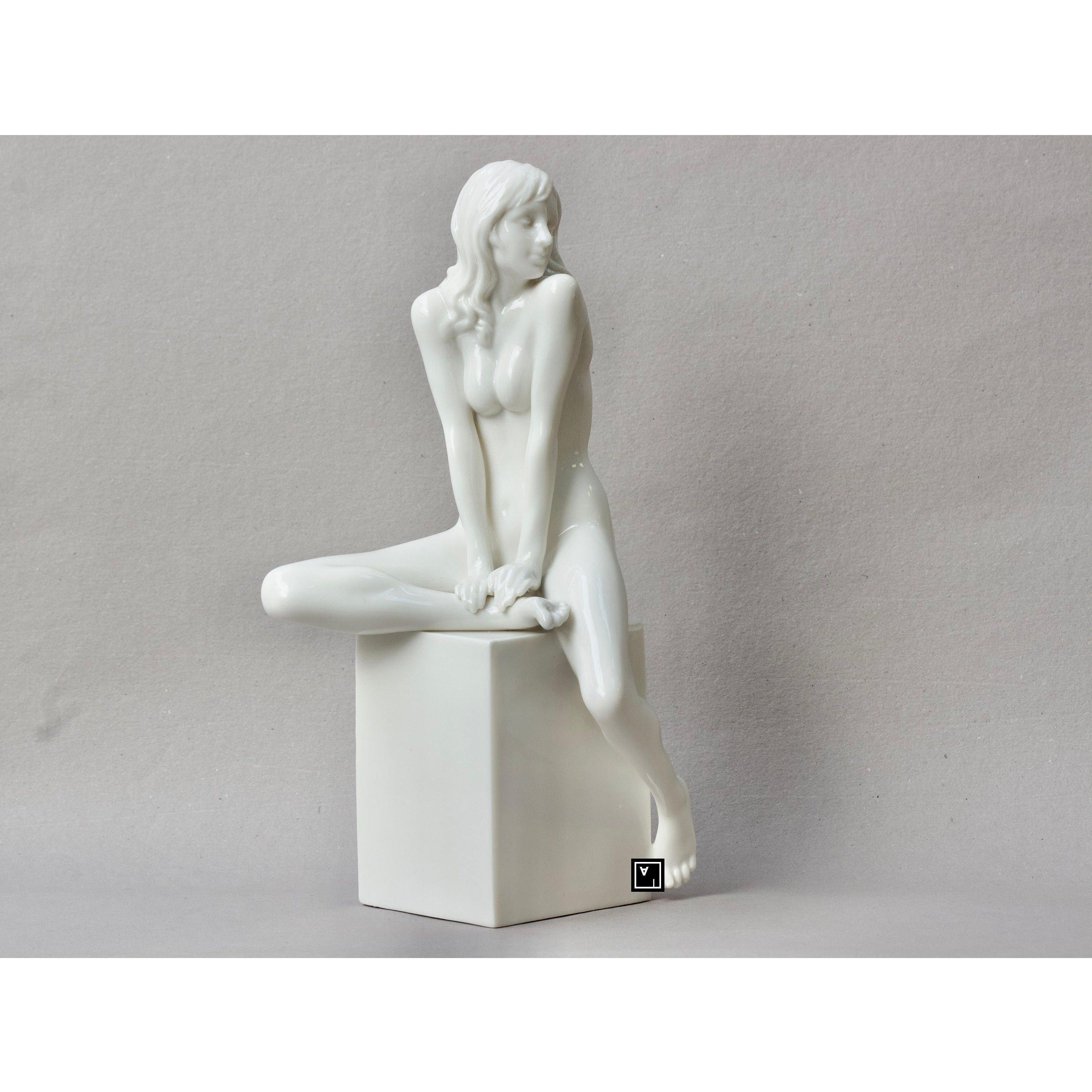 Nude Woman Standing on Bust | Busts | Home Decor | Handcrafted