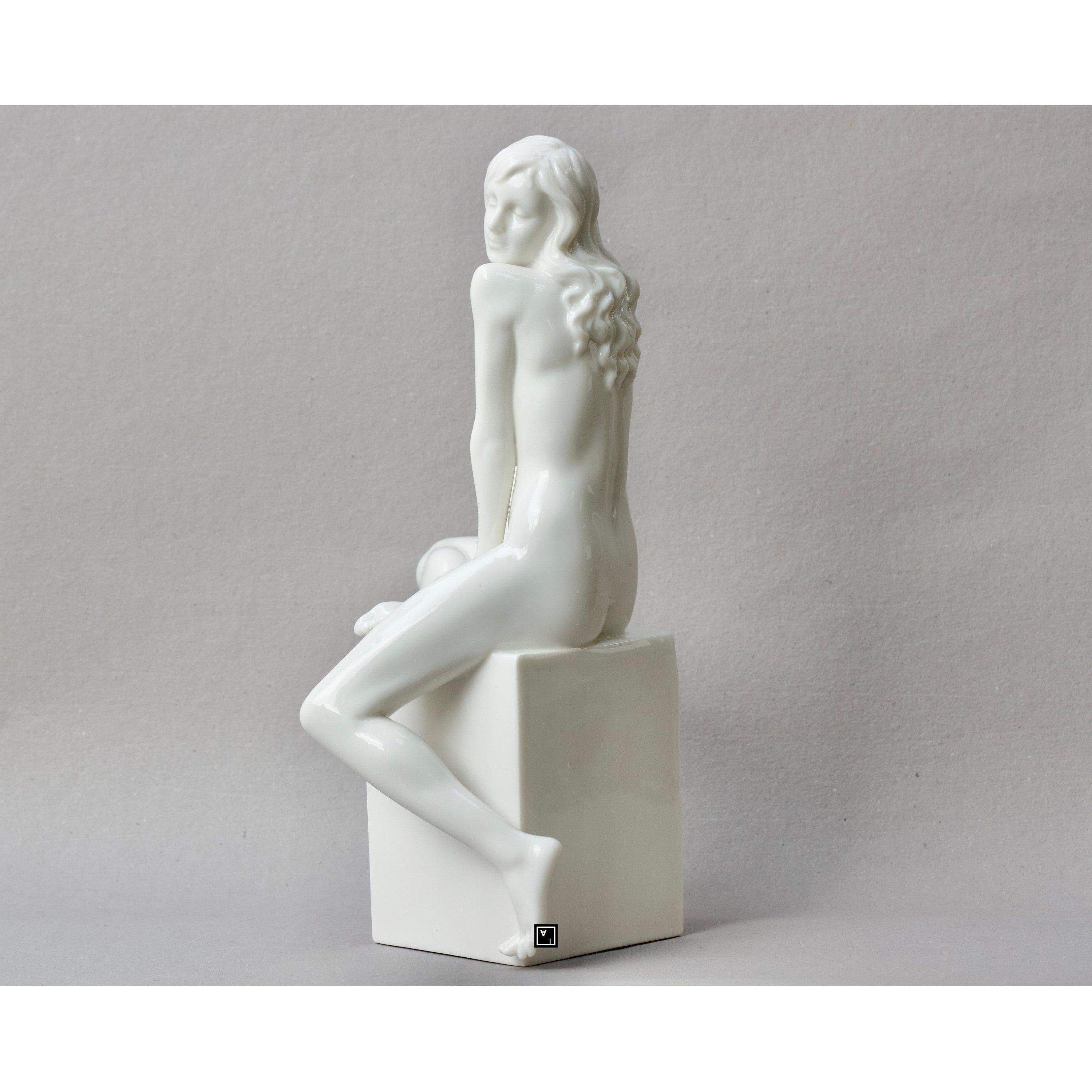 Nude Woman Standing on Bust | Busts | Home Decor | Handcrafted