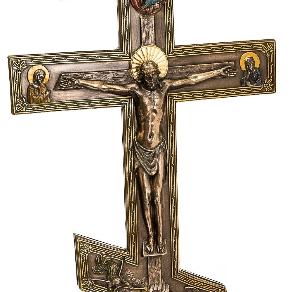 Orthodox Style Crucifix Stand | Mythology & Deity Sculptures