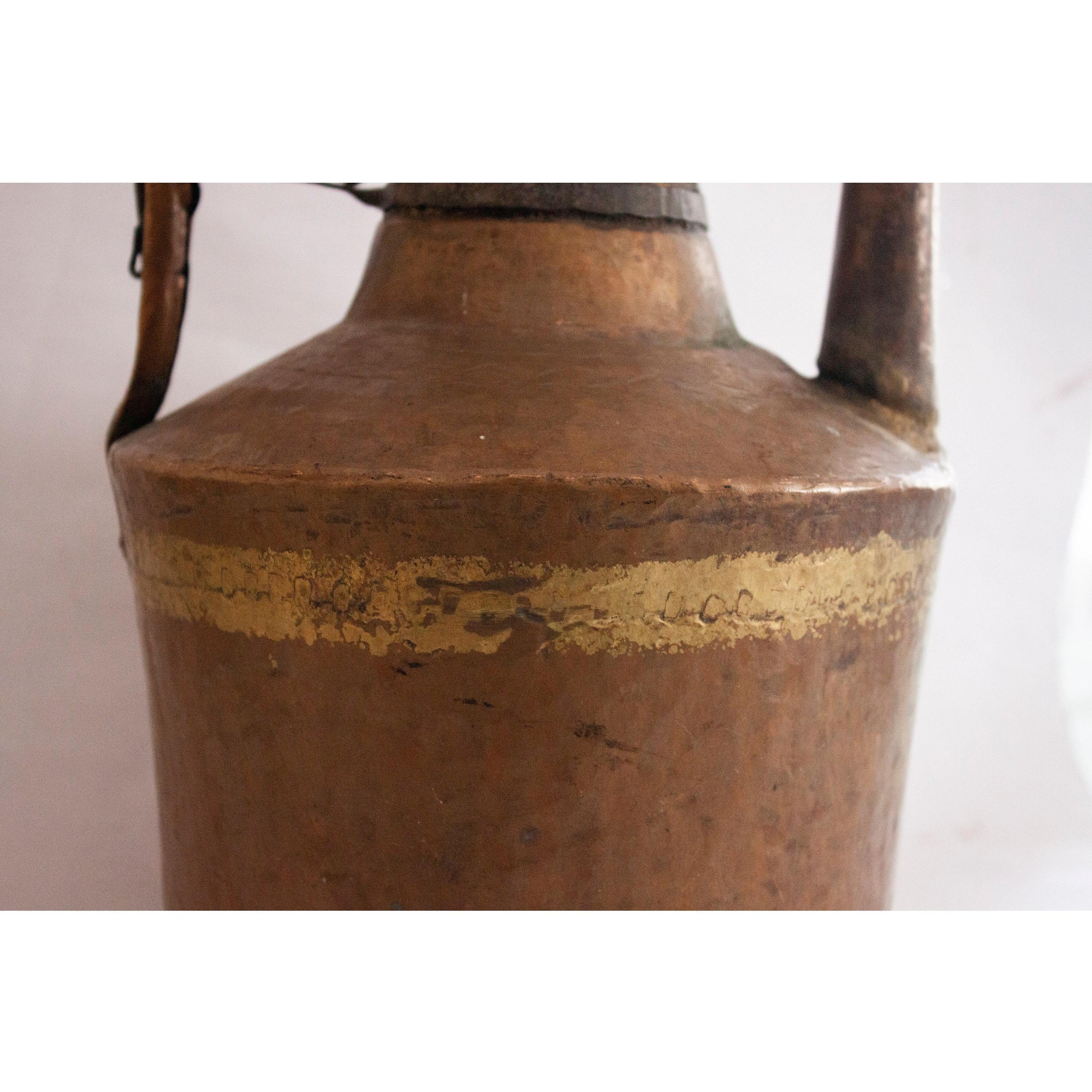 Ottoman Antique Handforged Copper Pitcher | Vases & Bowls