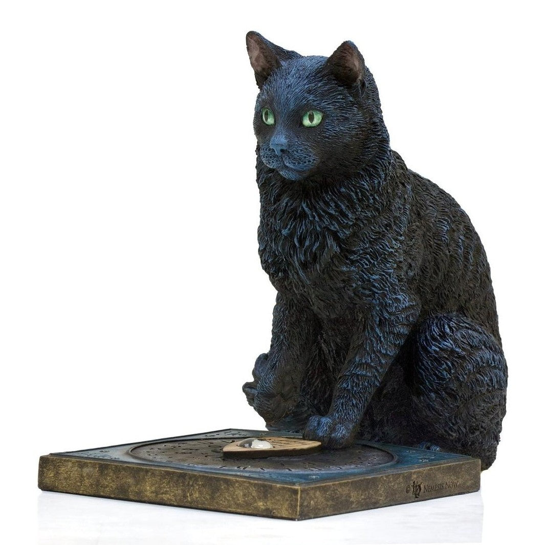 Oujia Board with Black Cat | Animal Sculptures | Home Decor