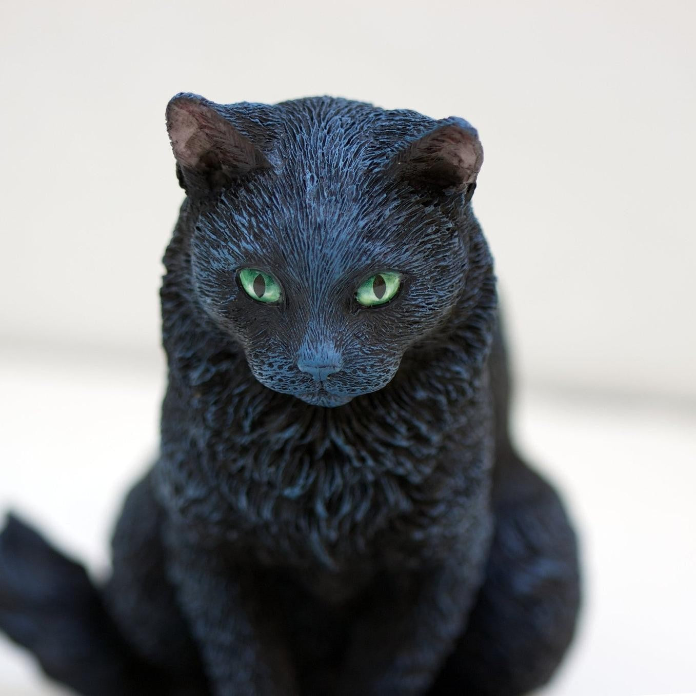 Oujia Board with Black Cat | Animal Sculptures | Home Decor