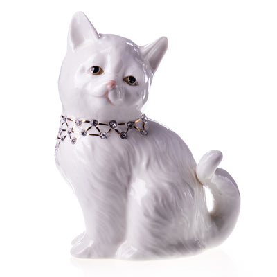 Ceramic cat | Handcrafted Ceramic Decor | Unique Home Accent