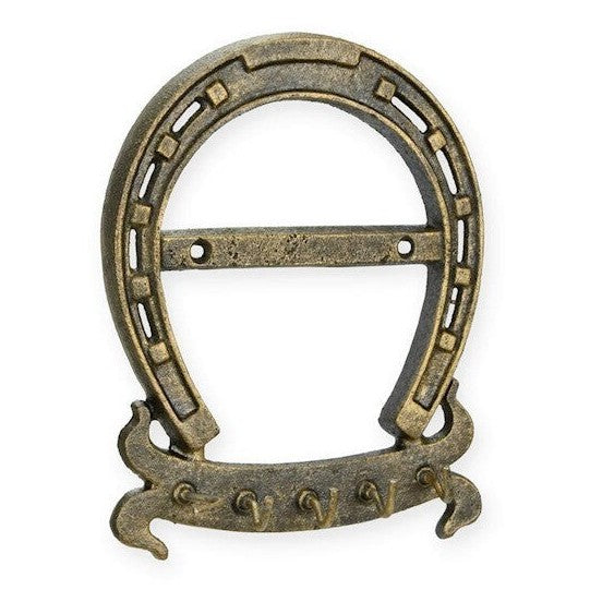 Pair of Cast Iron Horseshoe Key Hangers | Curios & Collectibles