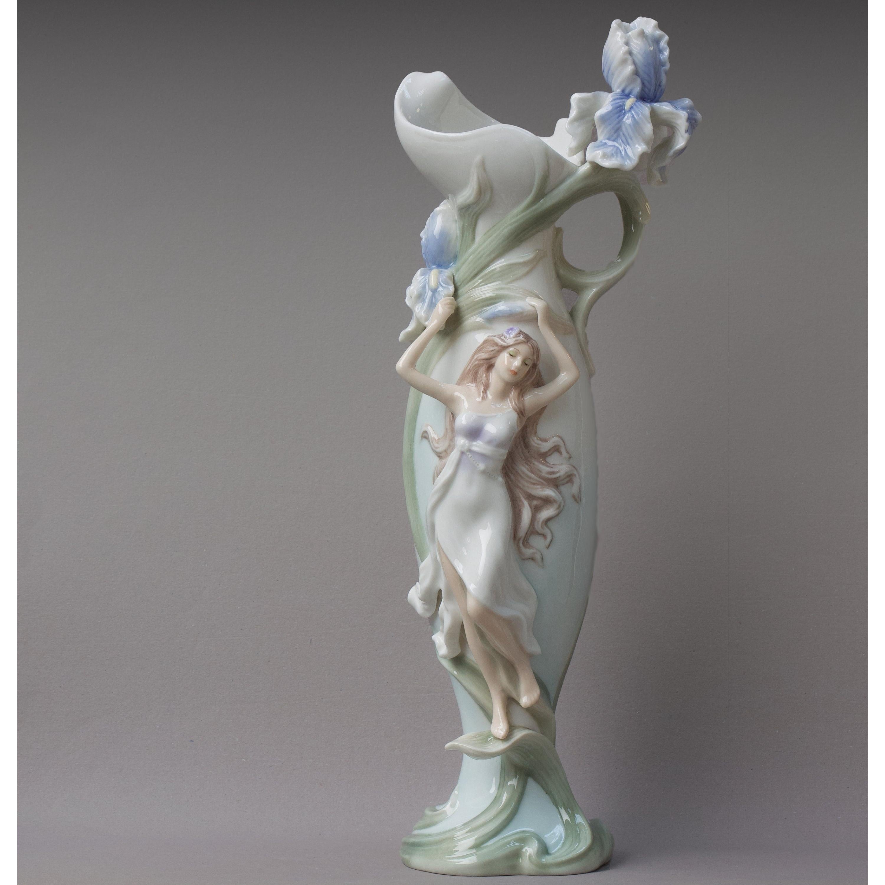 Pale Blue Porcelain Vase | Vases & Bowls | Home Decor | Handcrafted