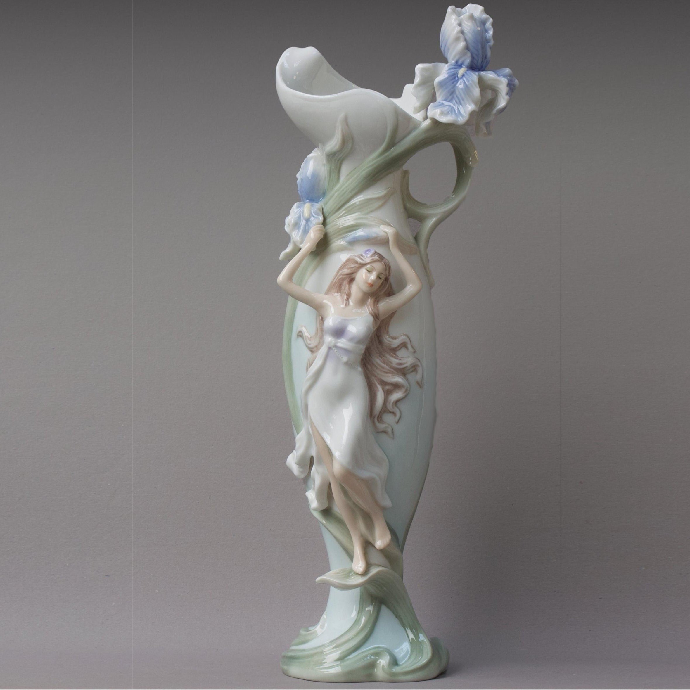 Pale Blue Porcelain Vase | Vases & Bowls | Home Decor | Handcrafted