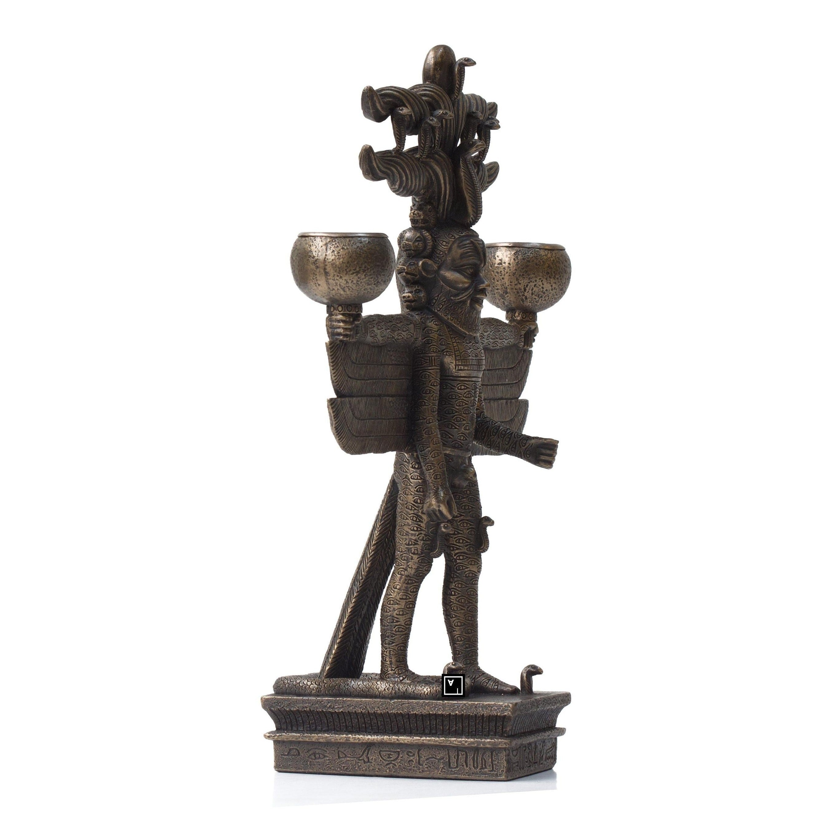 Pantheus Egyptian Pharaoh Candlestick | Lighting | Home Decor