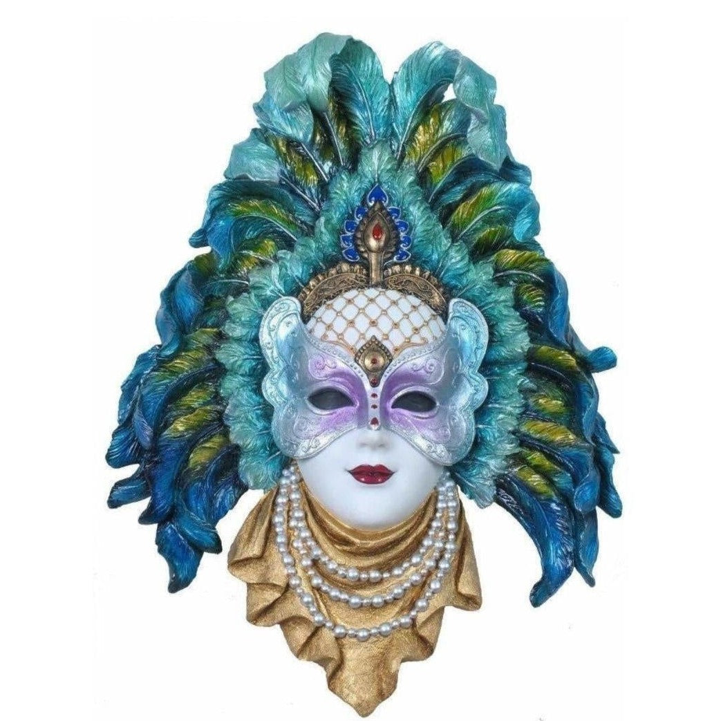 Peacock Feather Mask Wall plaque | Wall Plaques & Signs