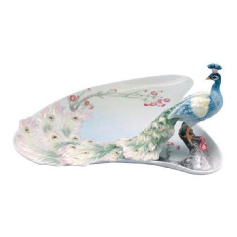 Peacock Serving Tray | Vases & Bowls | Home Decor | Handcrafted