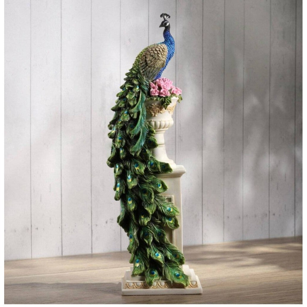 Peacock | Animal Sculptures | Home Decor | Handcrafted | Collectible A