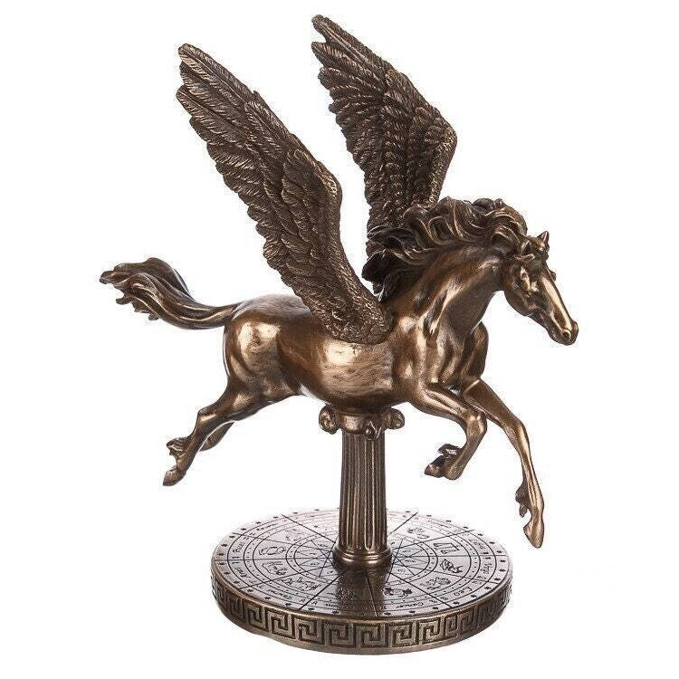 Pegasus Figurine Bronze Sculpture Statue Pegasus.The winged Horse
