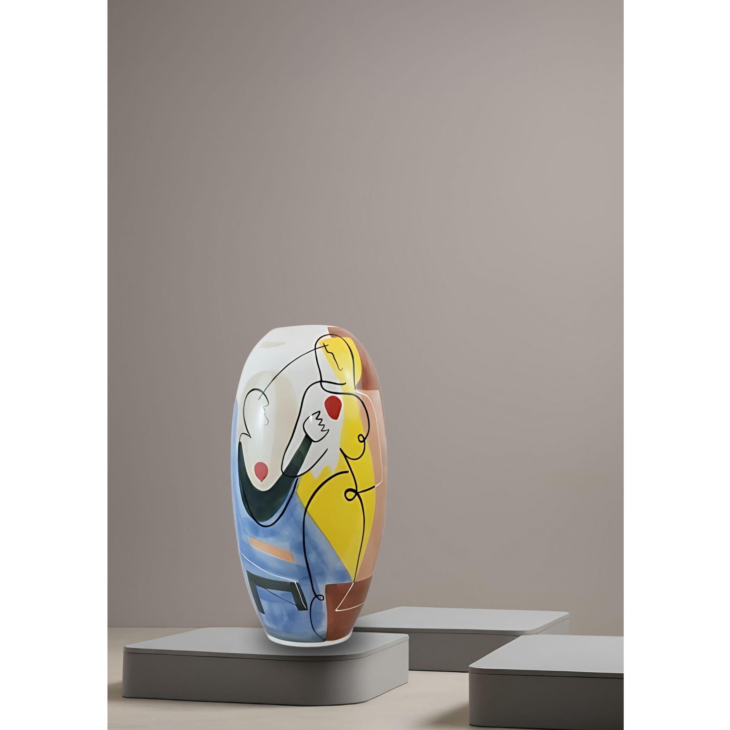 Picasso Style Porcelain Vase | Vases & Bowls | Home Decor