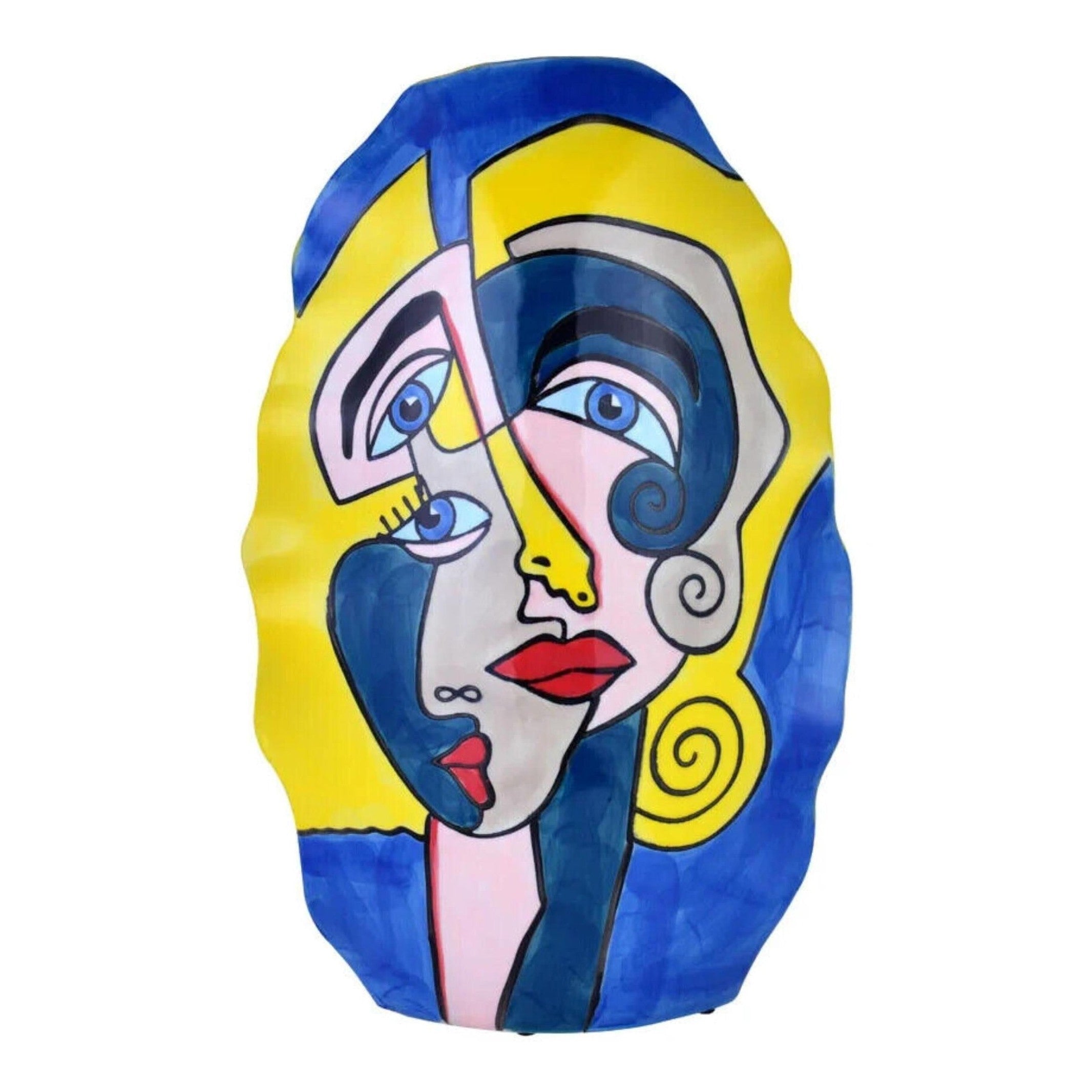 Picasso-Style Porcelain Vase | Vases & Bowls | Home Decor