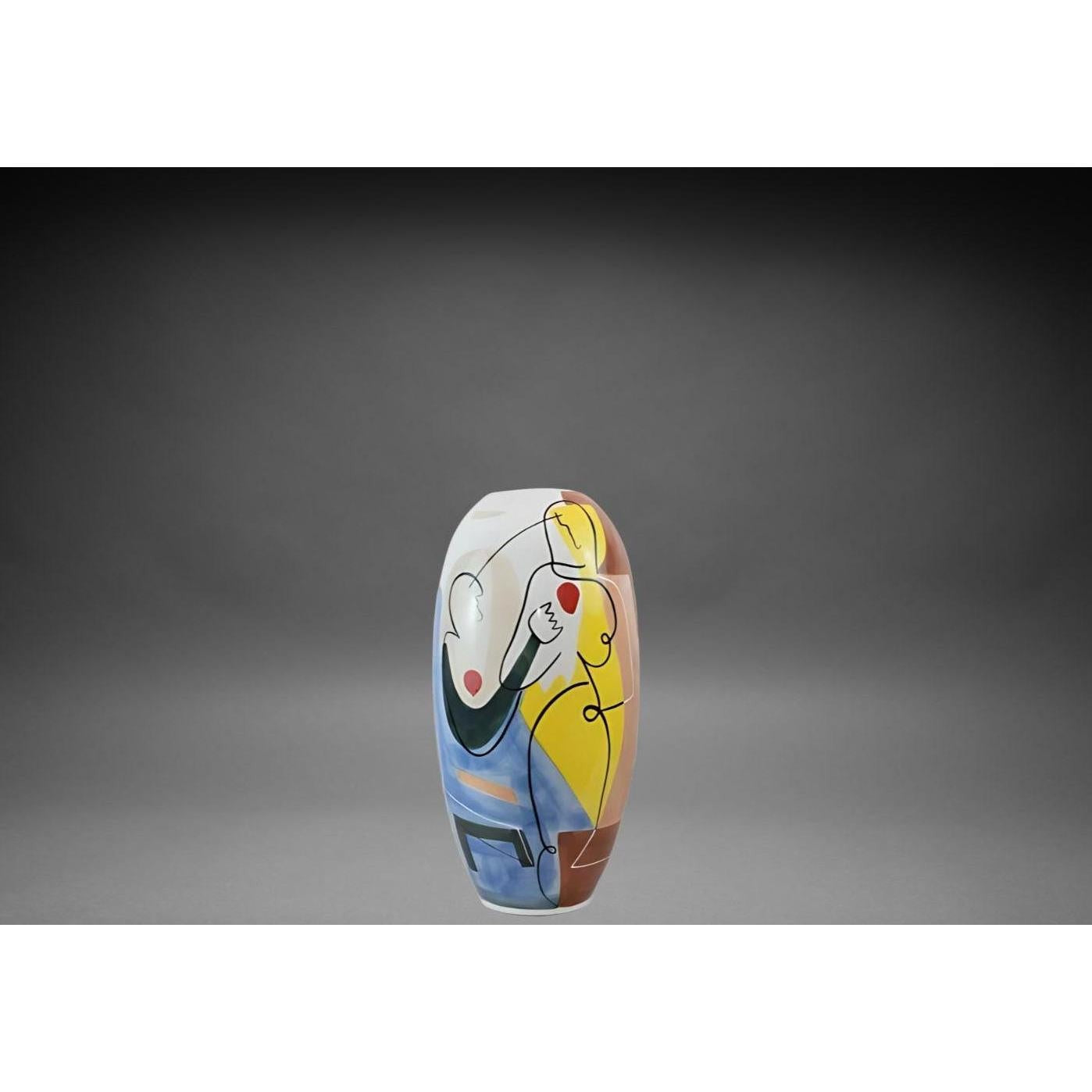Picasso Style Porcelain Vase | Vases & Bowls | Home Decor
