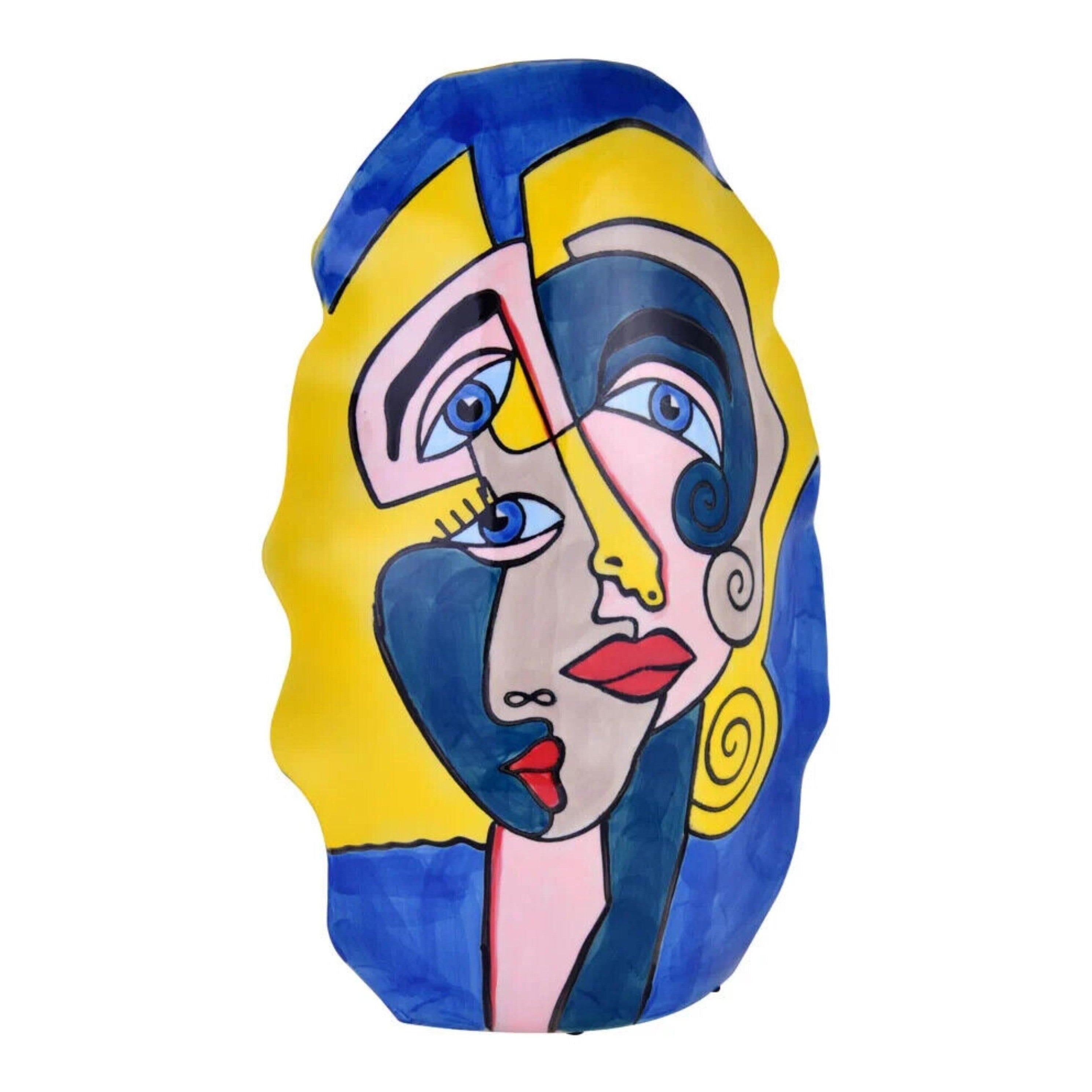 Picasso-Style Porcelain Vase | Vases & Bowls | Home Decor