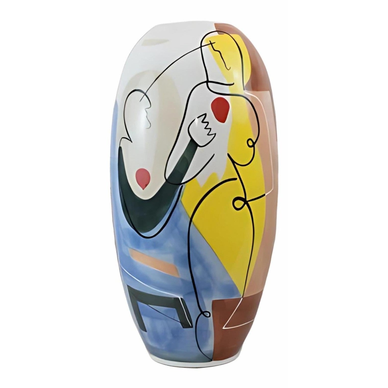 Picasso Style Porcelain Vase | Vases & Bowls | Home Decor