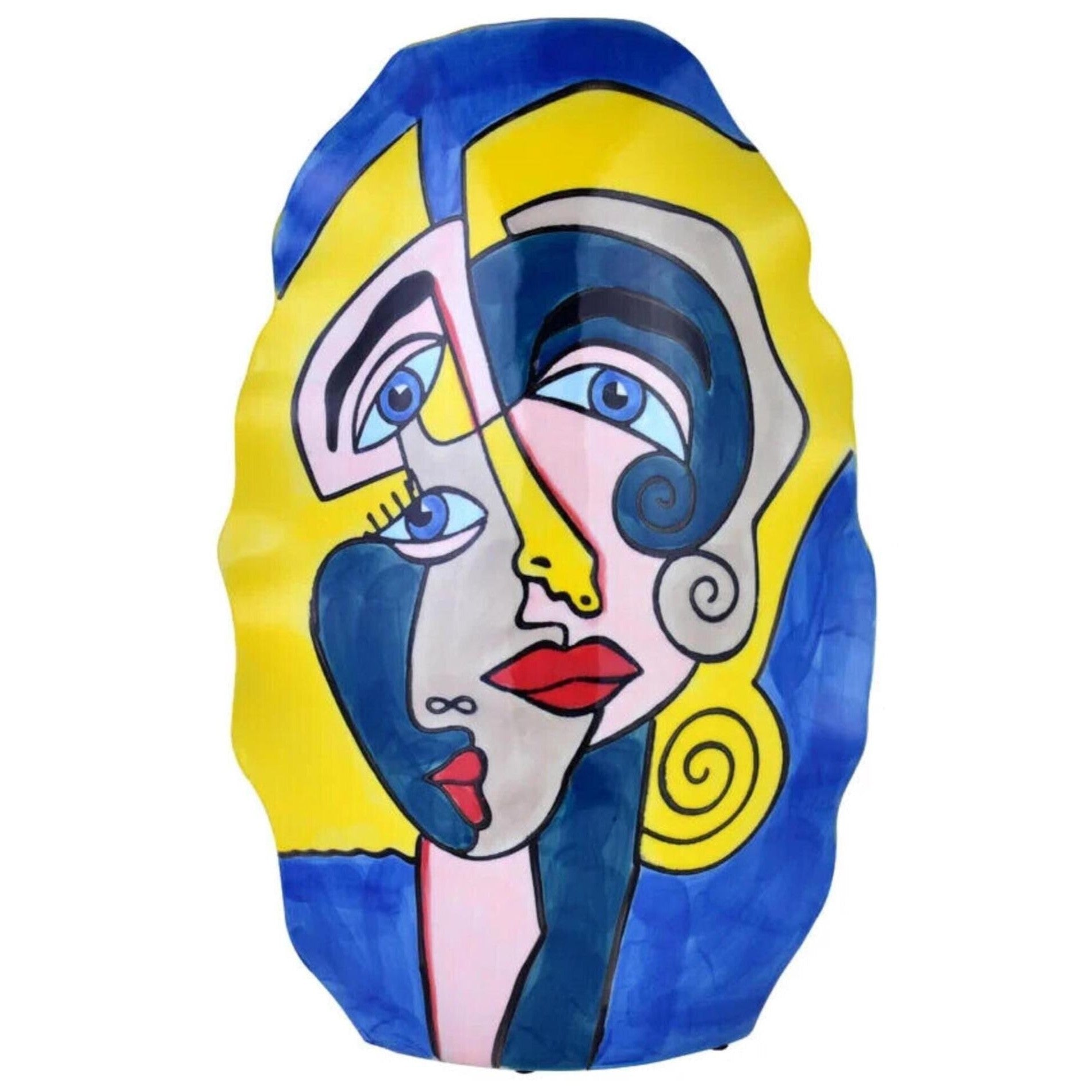 Picasso-Style Porcelain Vase | Vases & Bowls | Home Decor