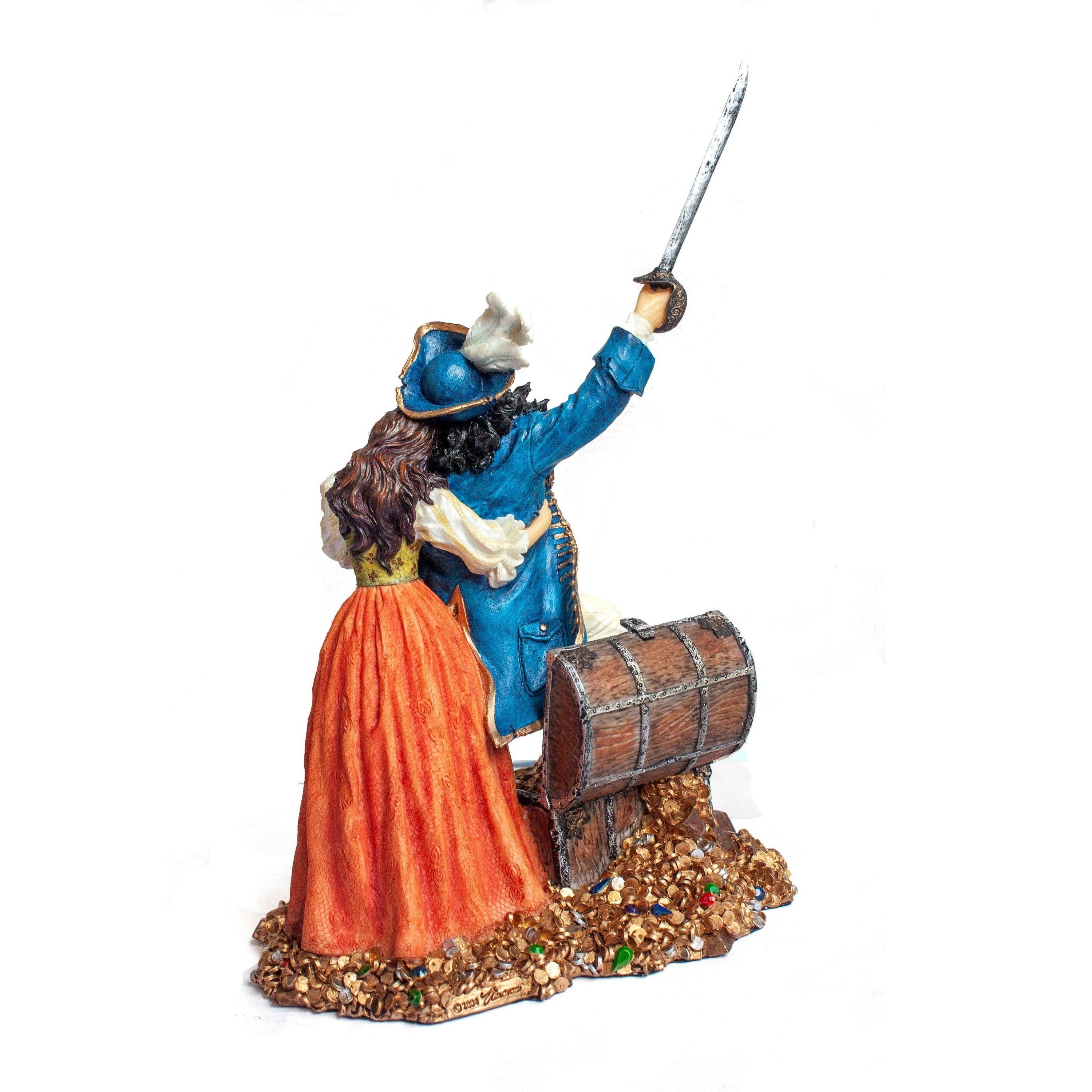 Pirate with Treasure | Figurines & Statues | Home Decor