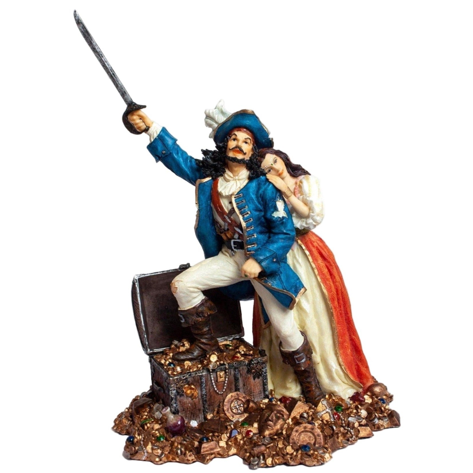 Pirate with Treasure | Figurines & Statues | Home Decor