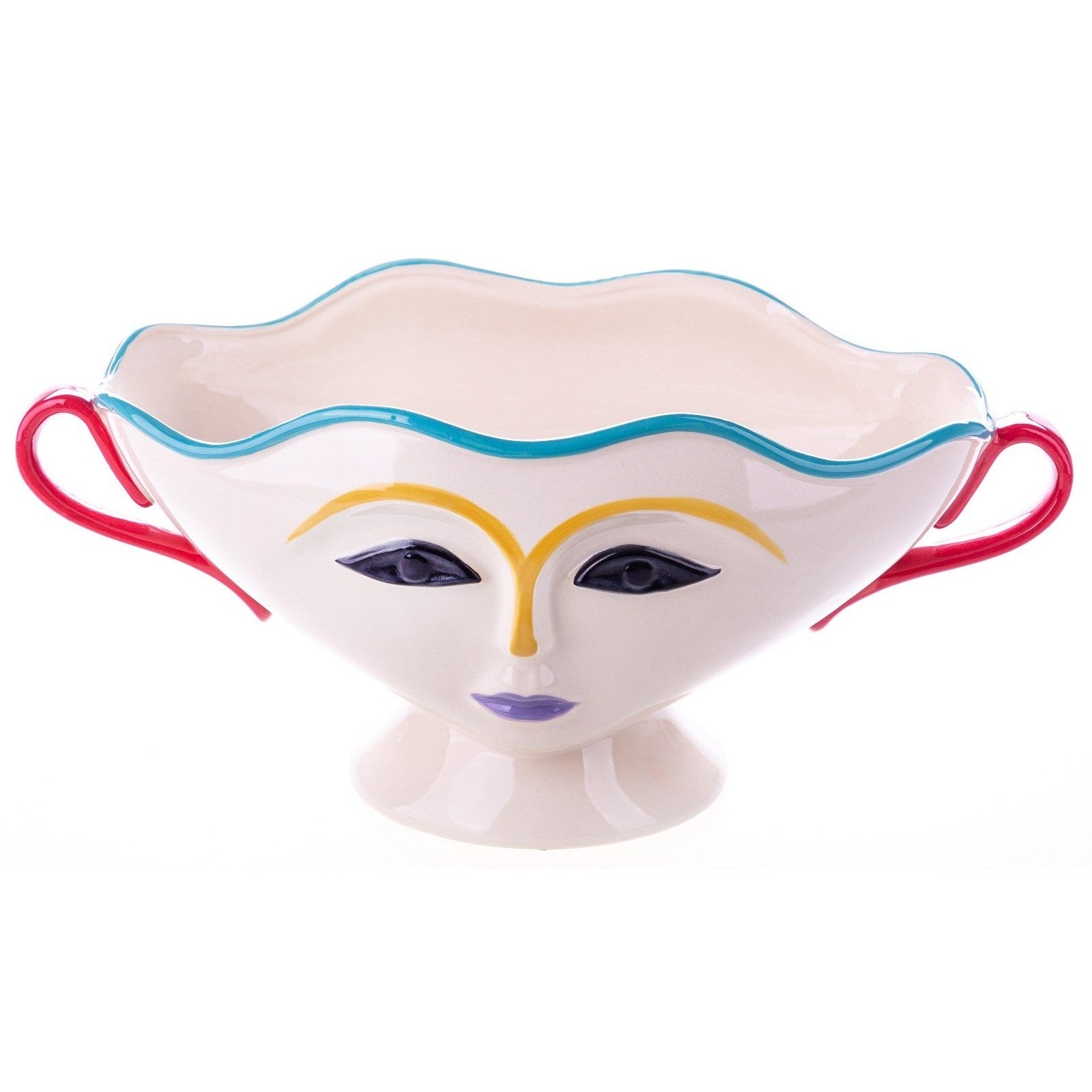 Playful Ceramic Face Bowl | Vases & Bowls | Home Decor | Handcrafted