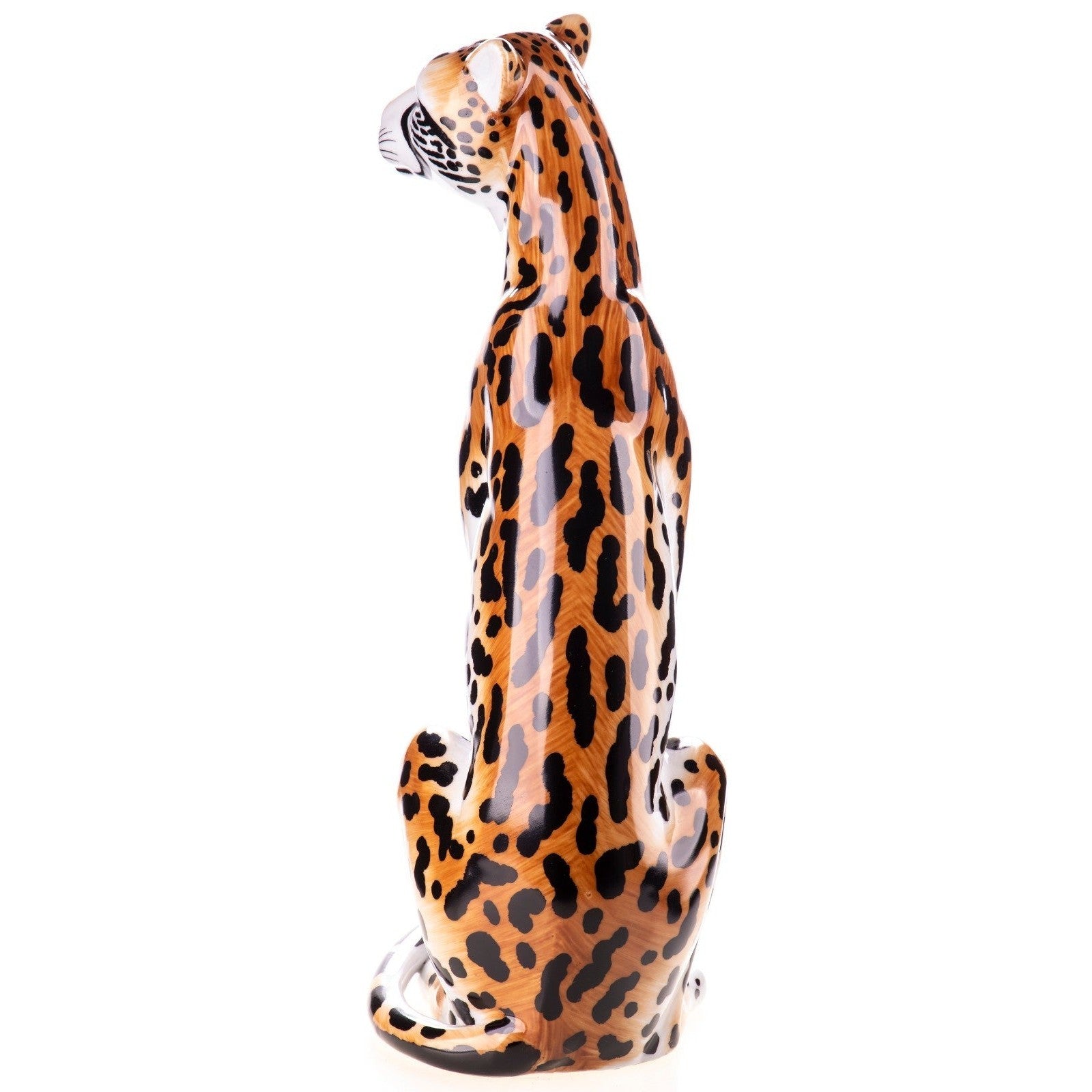 Porcelain Leopard | Animal Sculptures | Home Decor | Handcrafted