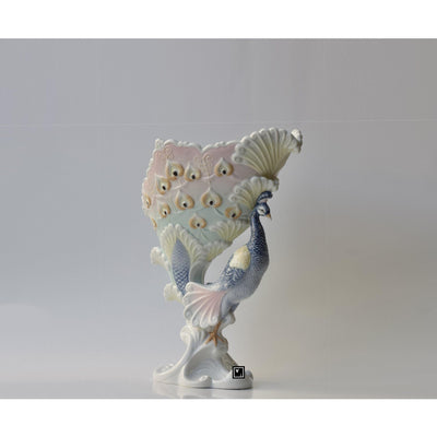 Porcelain Peacock Bowl | Vases & Bowls | Home Decor | Handcrafted