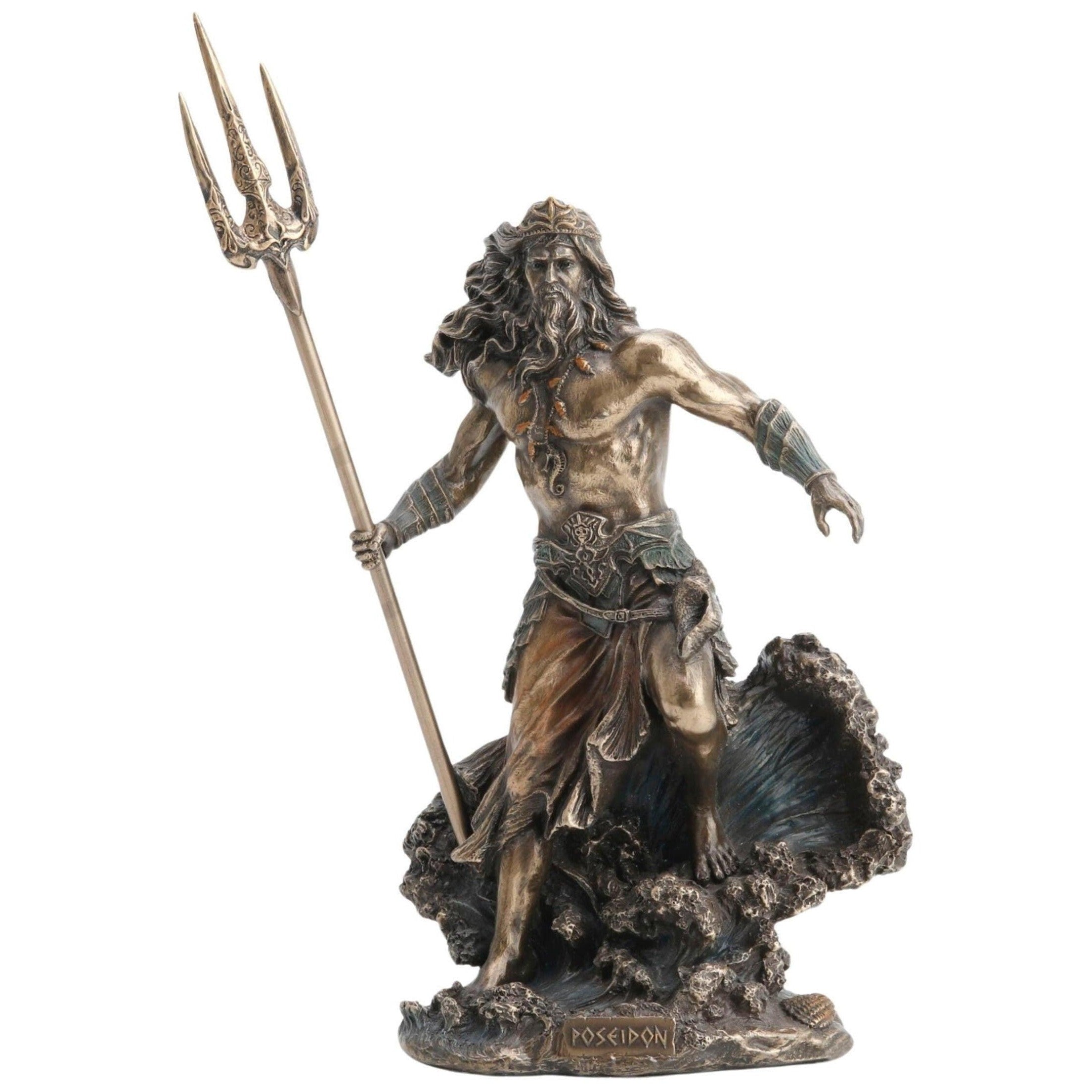 Poseidon | Mythology & Deity Sculptures | Home Decor | Handcrafted