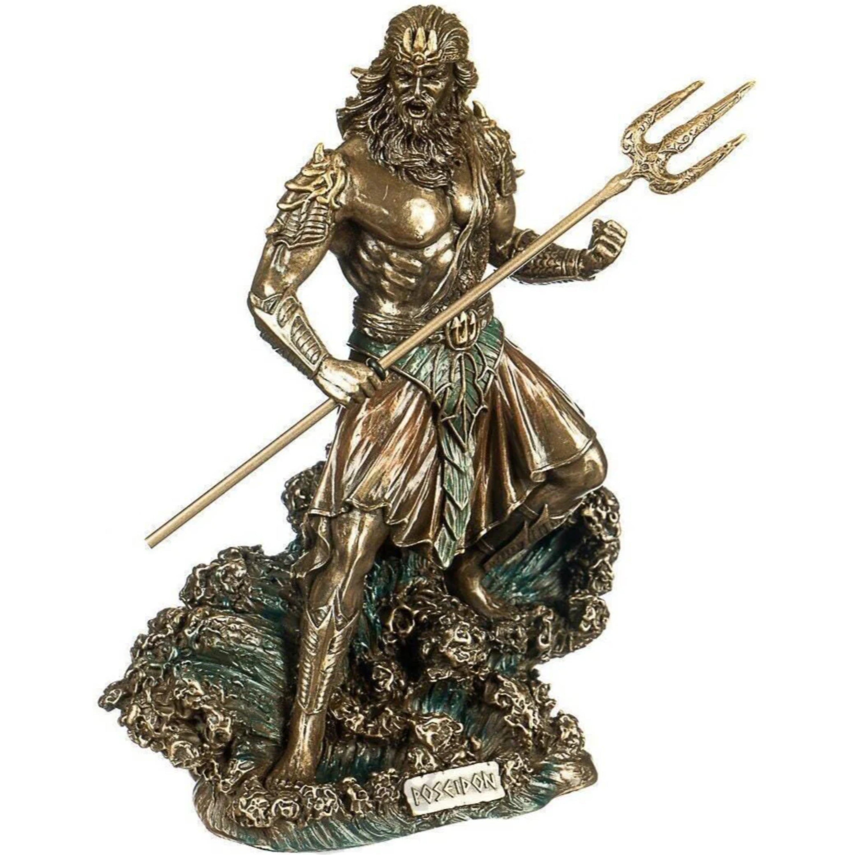 Poseidon | Mythology & Deity Sculptures | Home Decor | Handcrafted