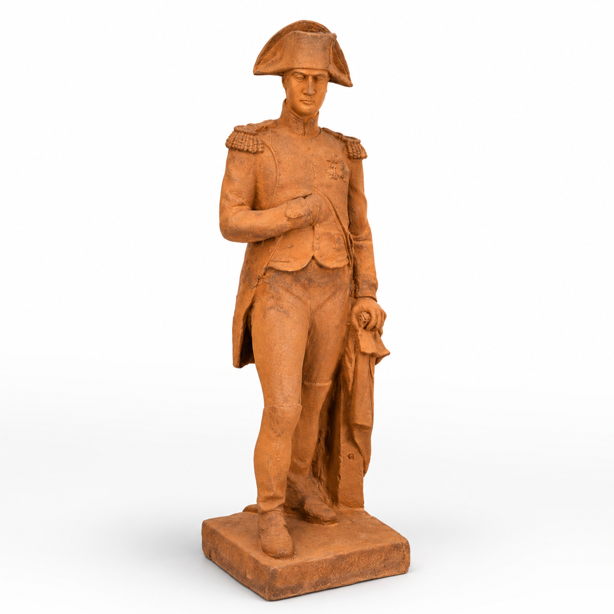 Rusty Cast Iron Statue of Napoleon. Garden Decor | Figurines & Statues