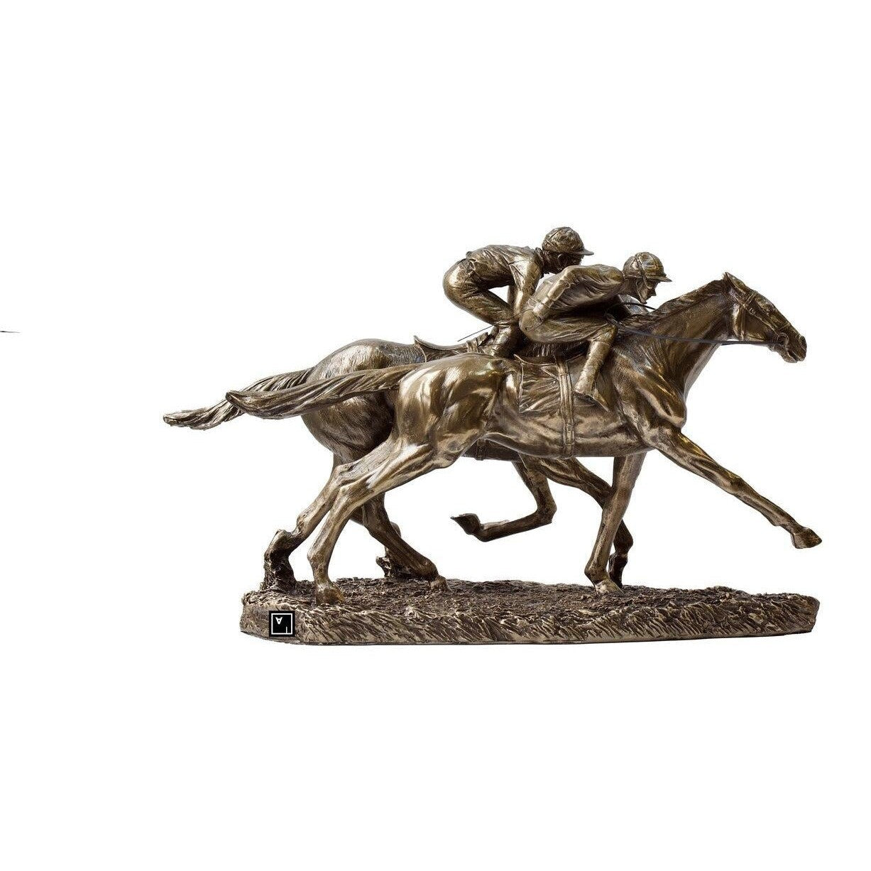 Race Two jockeys | Curios & Collectibles | Home Decor | Handcrafted