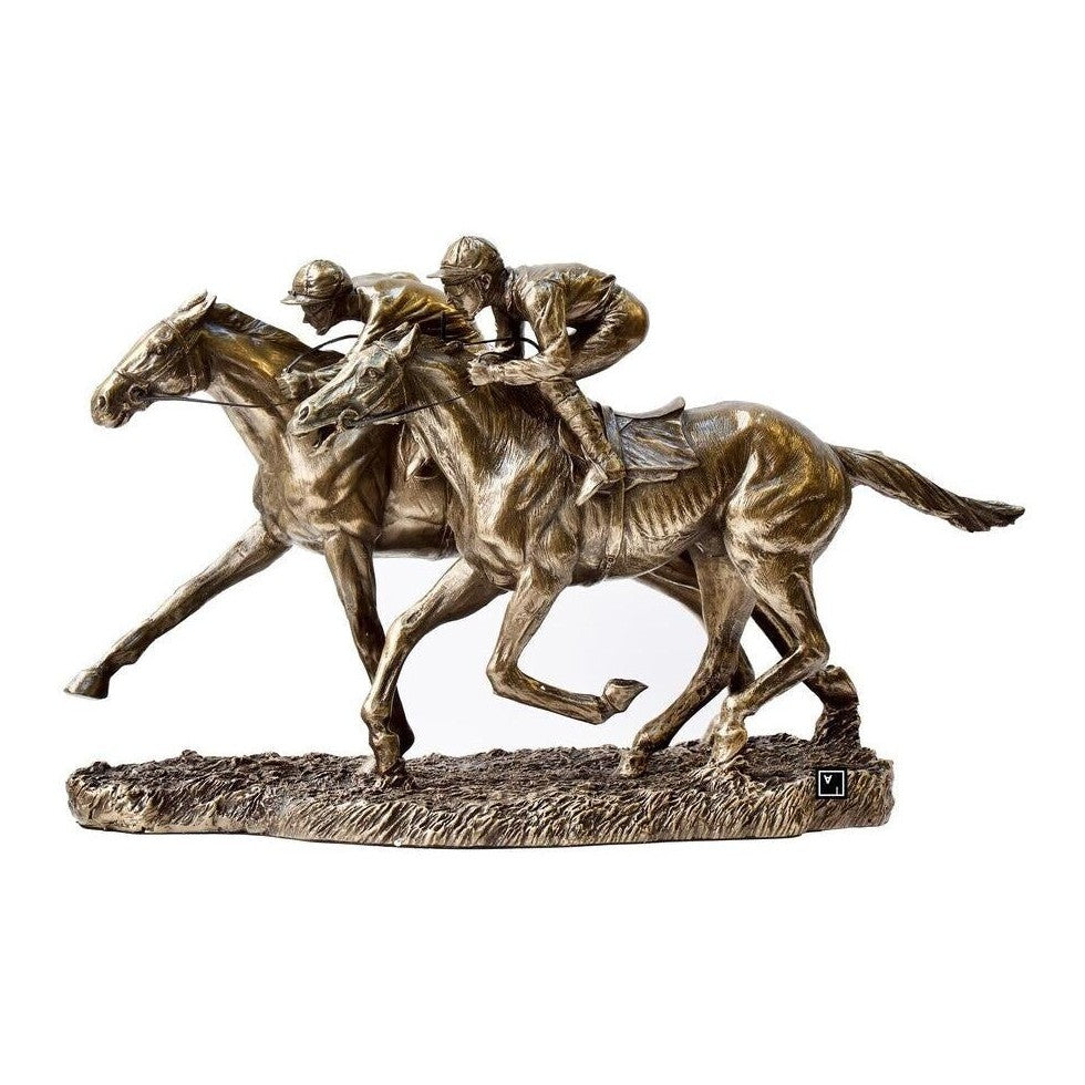 Race Two jockeys | Curios & Collectibles | Home Decor | Handcrafted