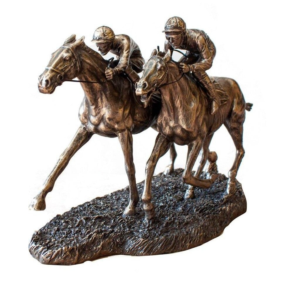 Race Two jockeys | Curios & Collectibles | Home Decor | Handcrafted