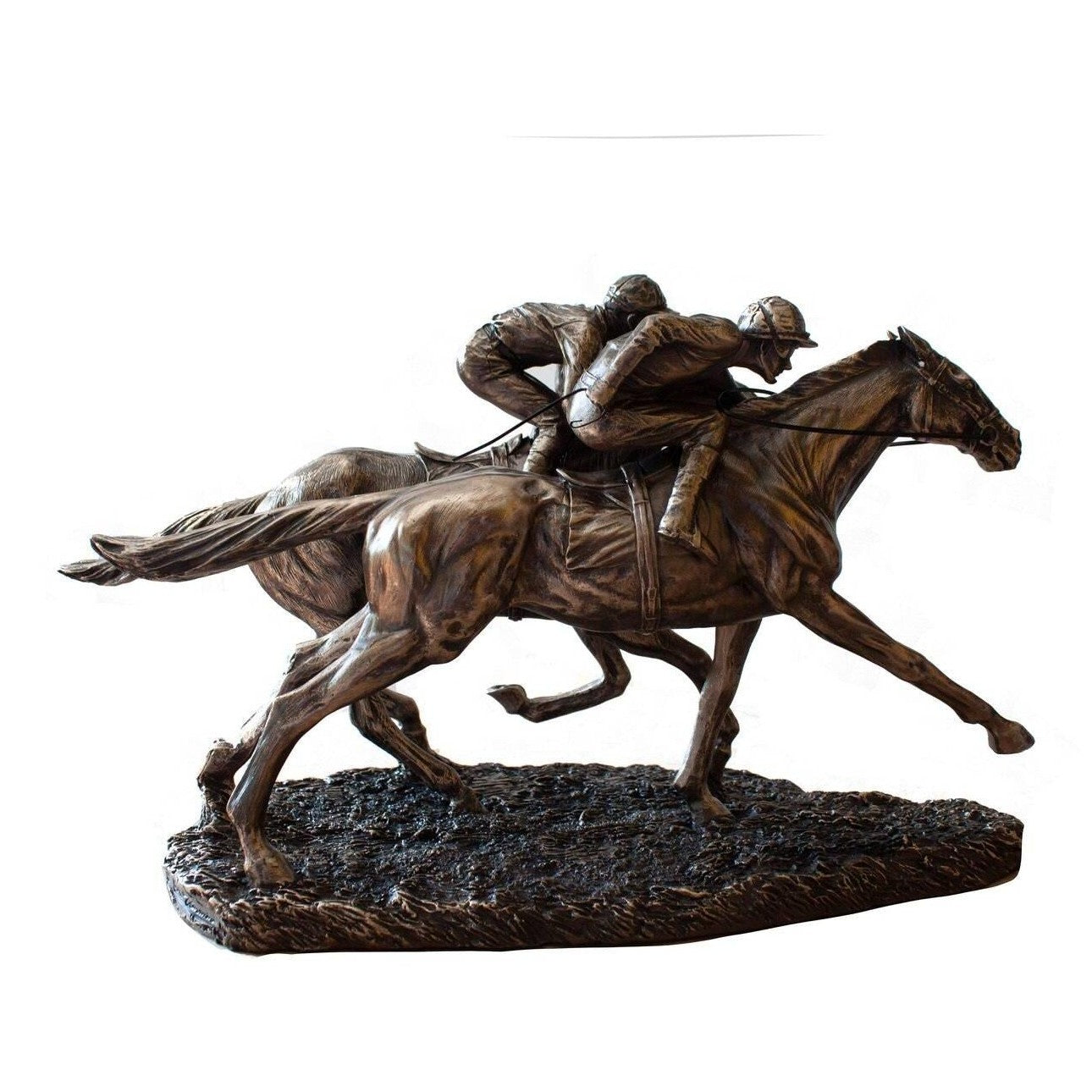 Race Two jockeys | Curios & Collectibles | Home Decor | Handcrafted