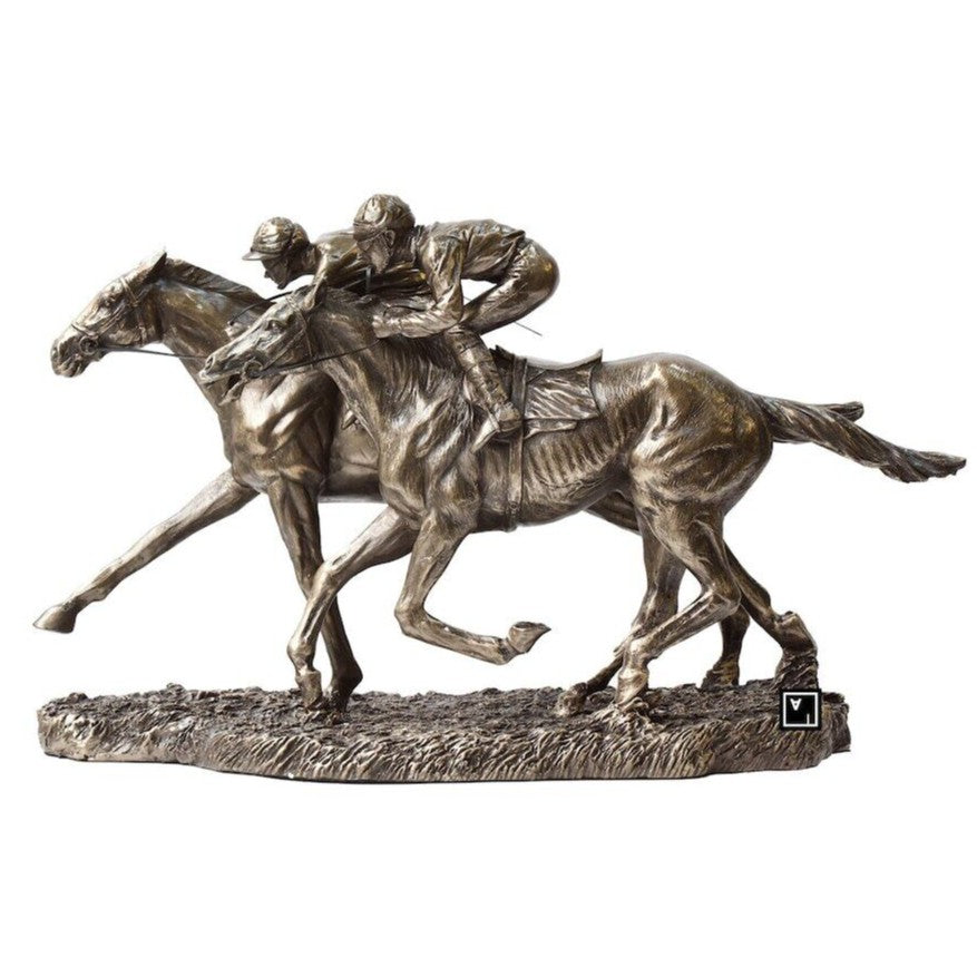 Race Two jockeys | Curios & Collectibles | Home Decor | Handcrafted