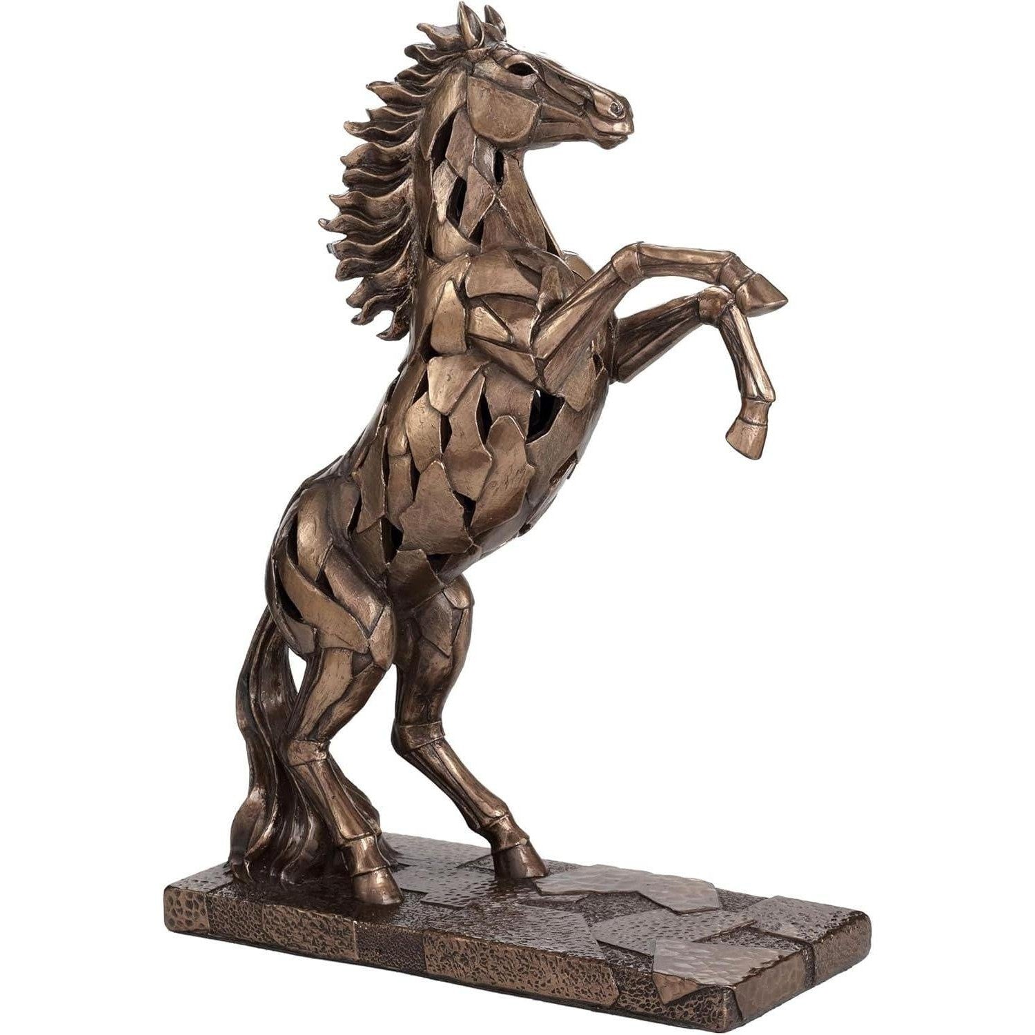 Rearing Horse with LED | Animal Sculptures | Home Decor