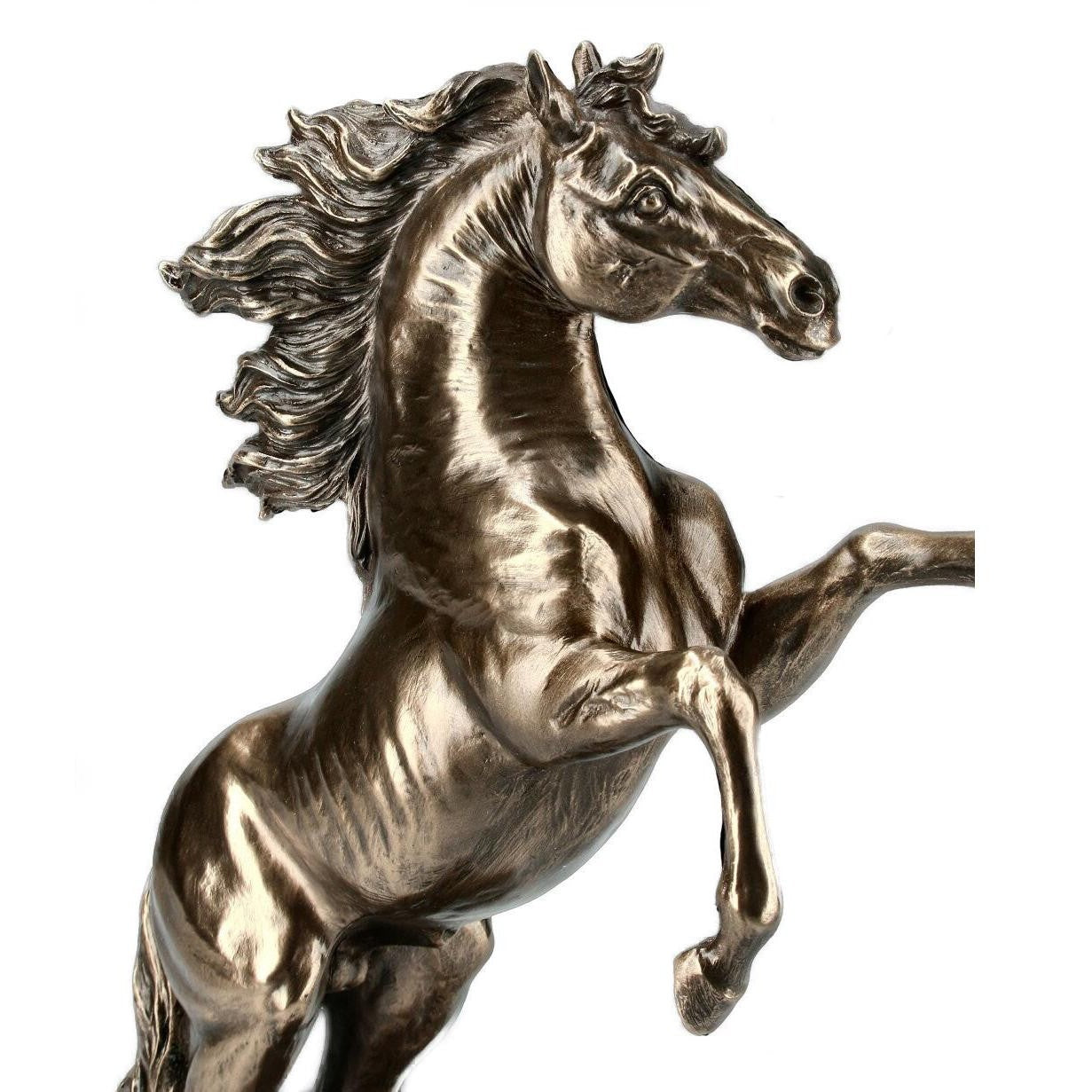 Rearing Horse.Wild Horse Bolt | Animal Sculptures | Home Decor