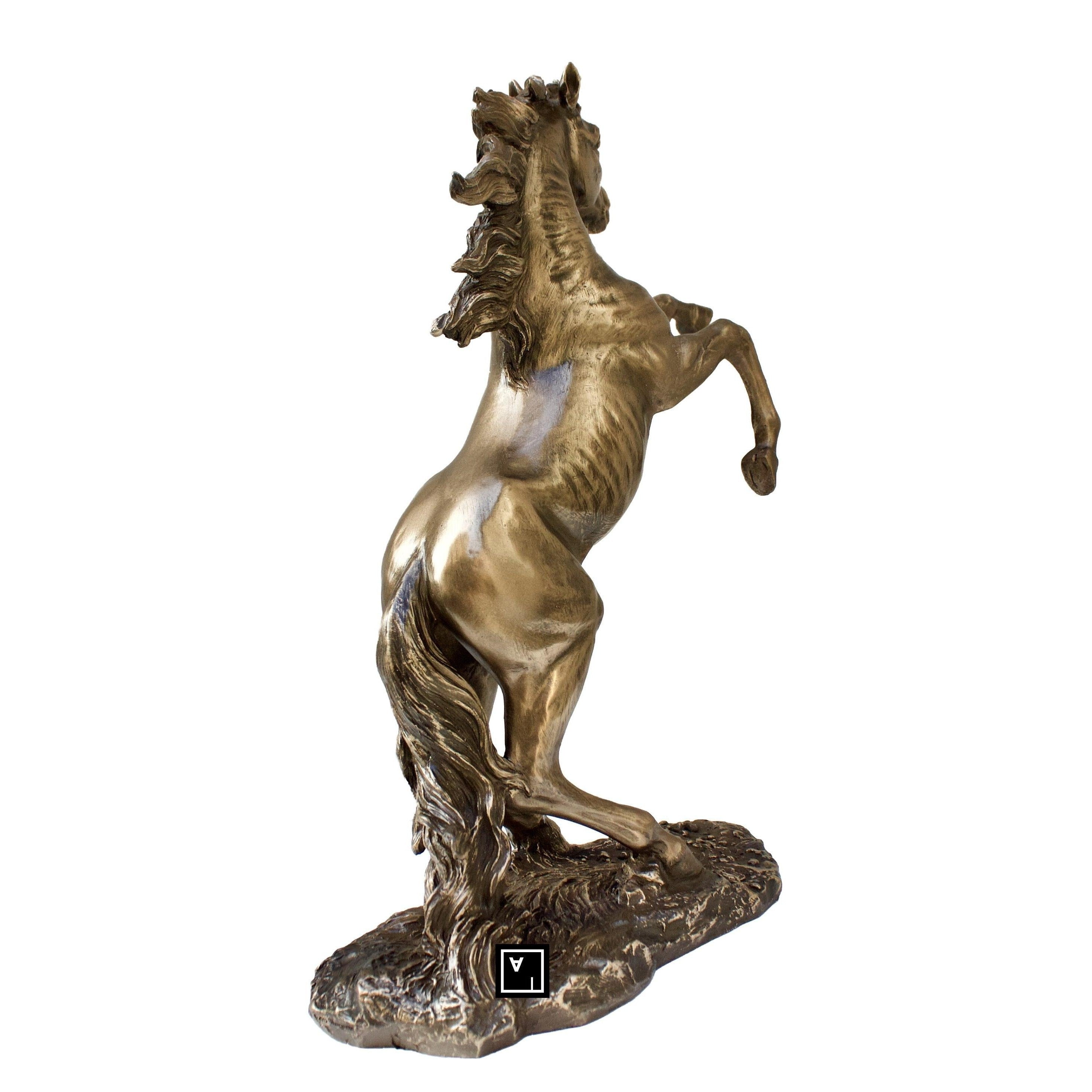 Rearing Horse.Wild Horse Bolt | Animal Sculptures | Home Decor