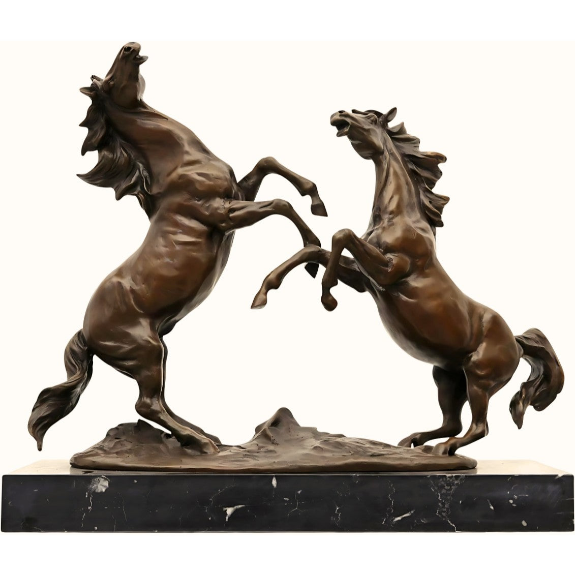 Rearing Horses | Animal Sculptures | Home Decor | Handcrafted