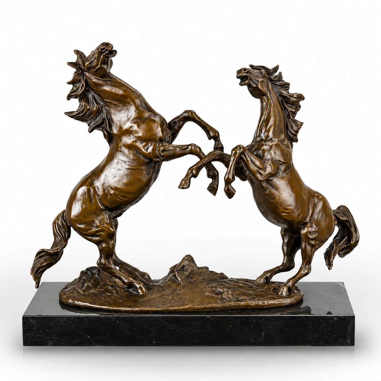 Rearing Horses | Animal Sculptures | Home Decor | Handcrafted