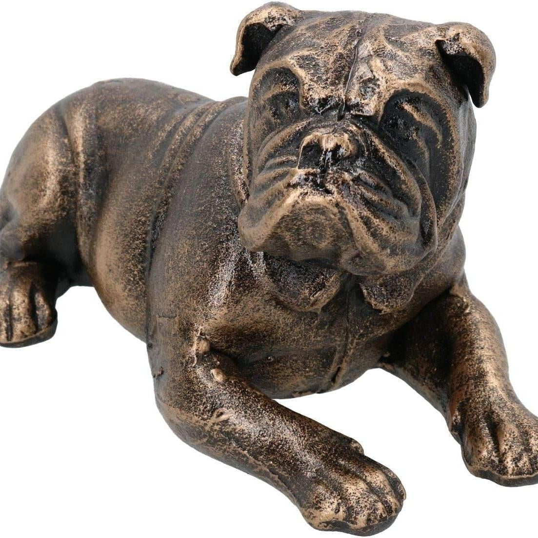 Reclining English Bulldog | Animal Sculptures | Home Decor