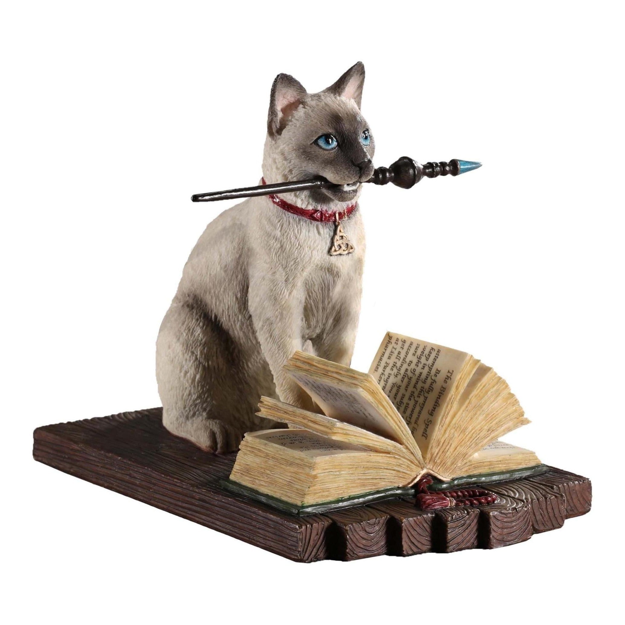 Regal Cat on Bookcase | Animal Sculptures | Home Decor | Handcrafted