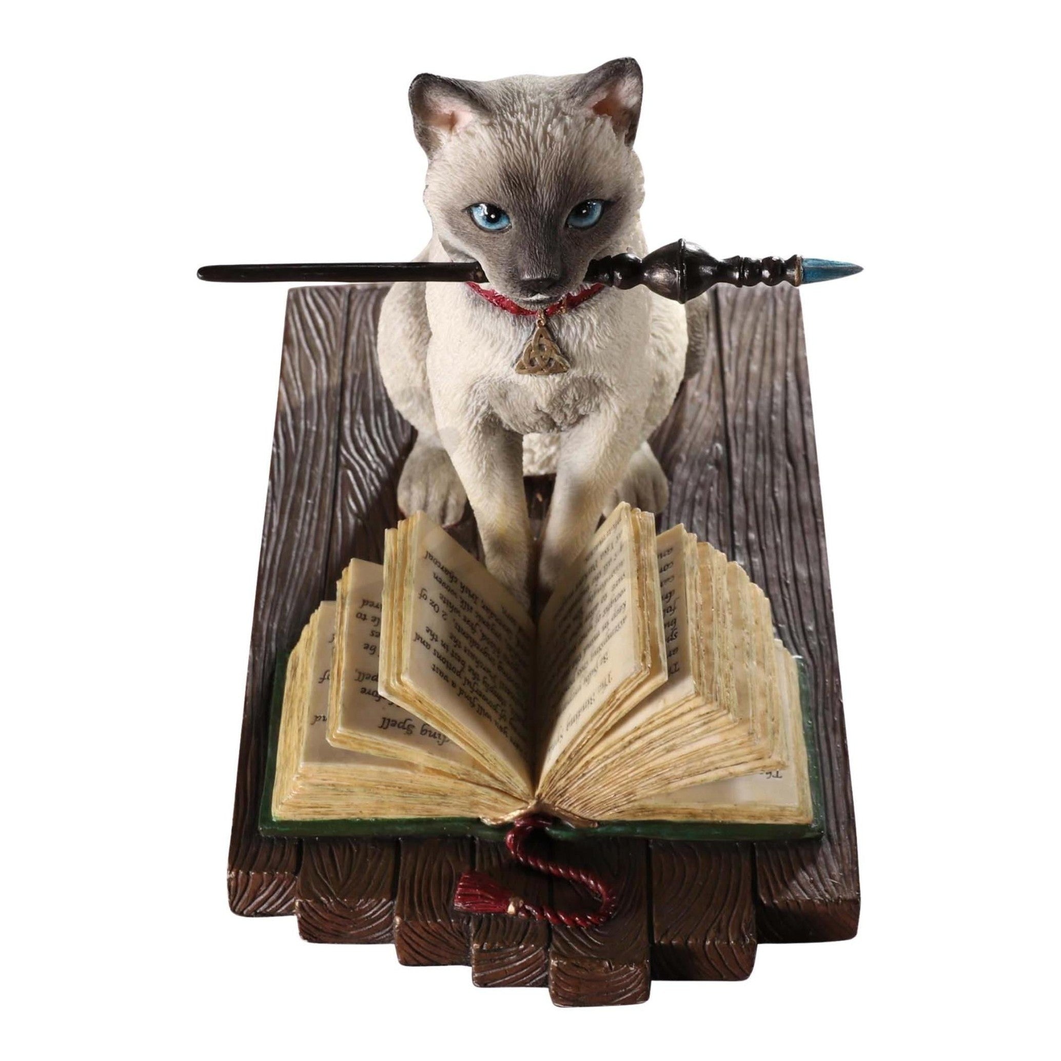 Regal Cat on Bookcase | Animal Sculptures | Home Decor | Handcrafted