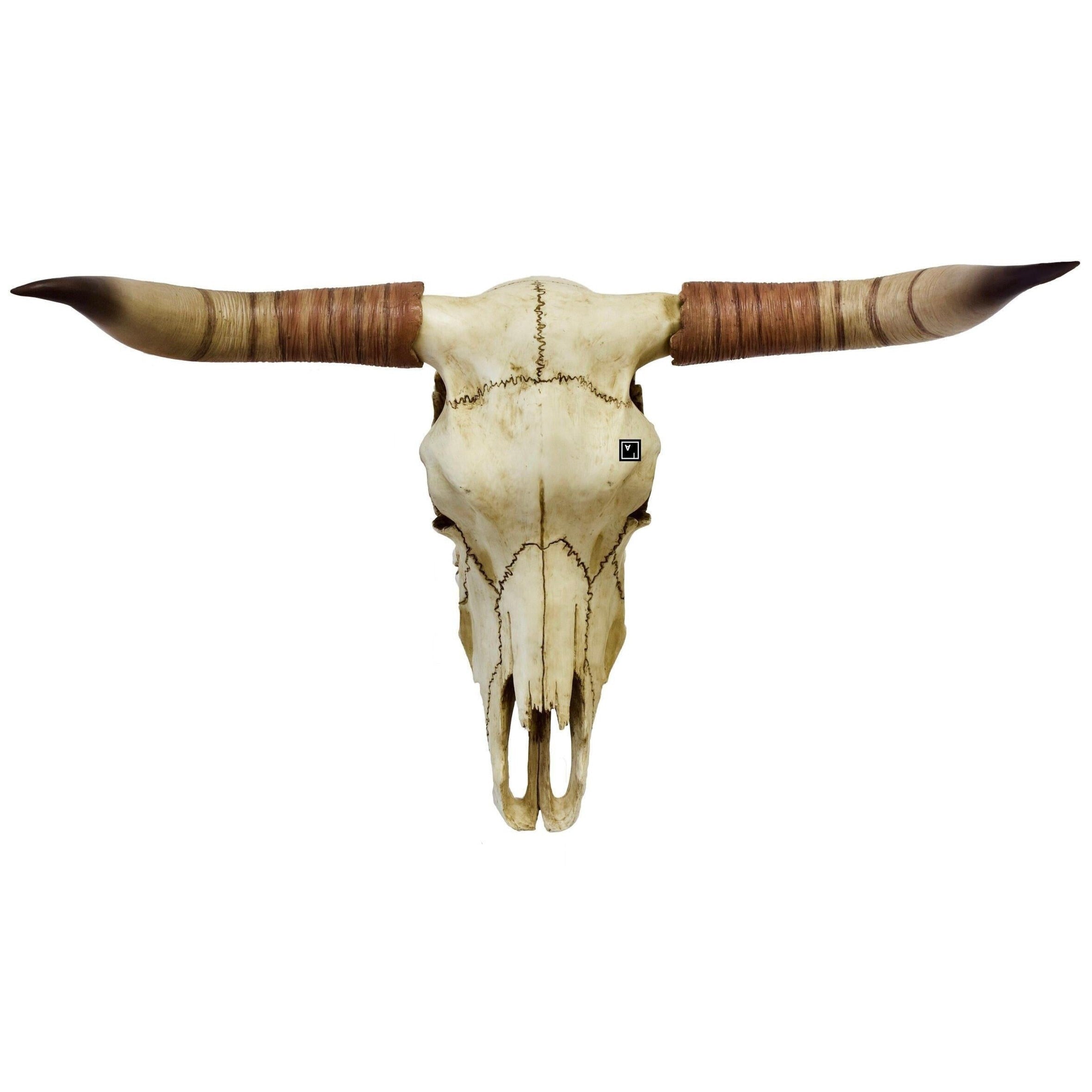 Resin Buffalo Skull Head | Animal Sculptures | Home Decor