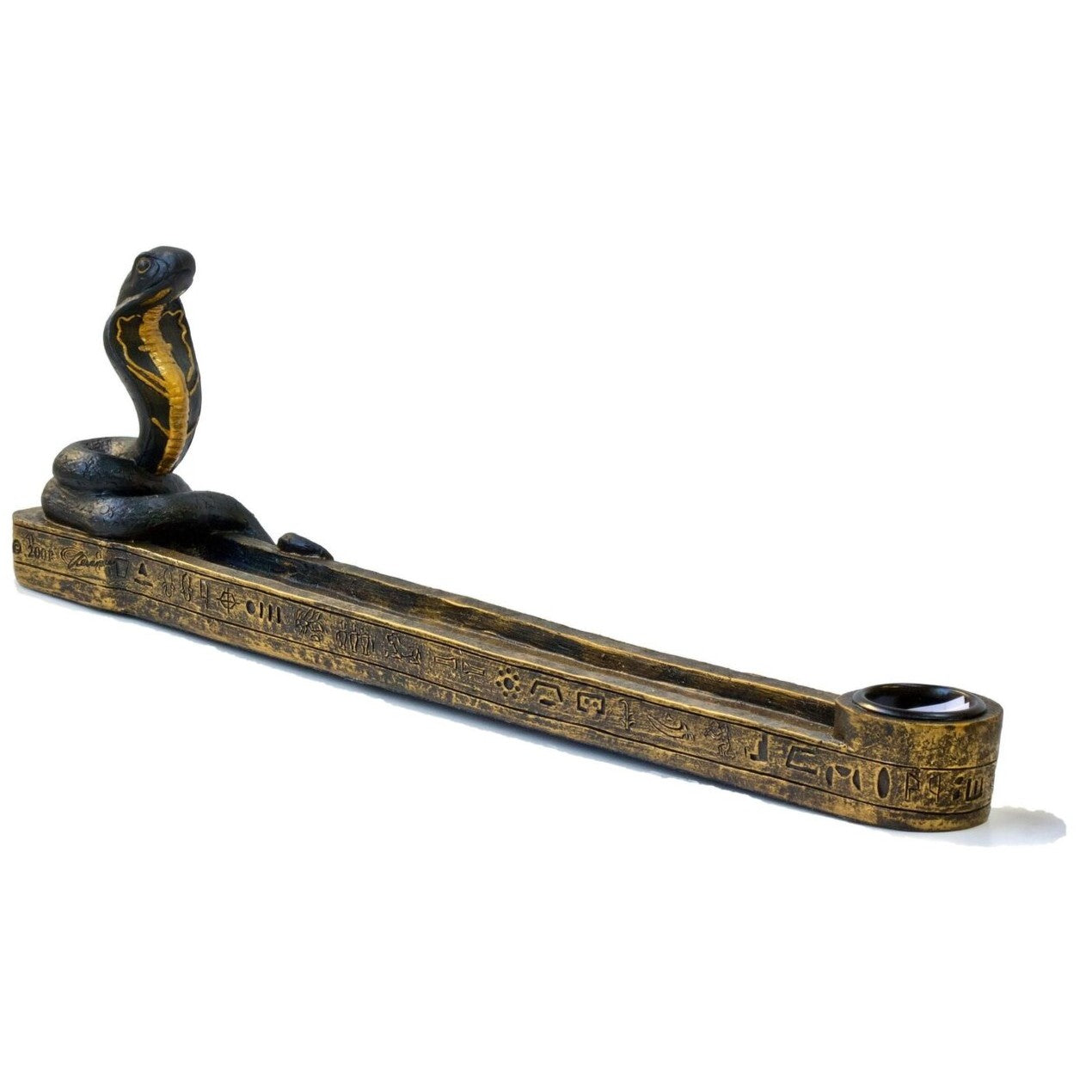 Resin Incense Stick Holder with Cobra Decor . Cobra Snake Incense