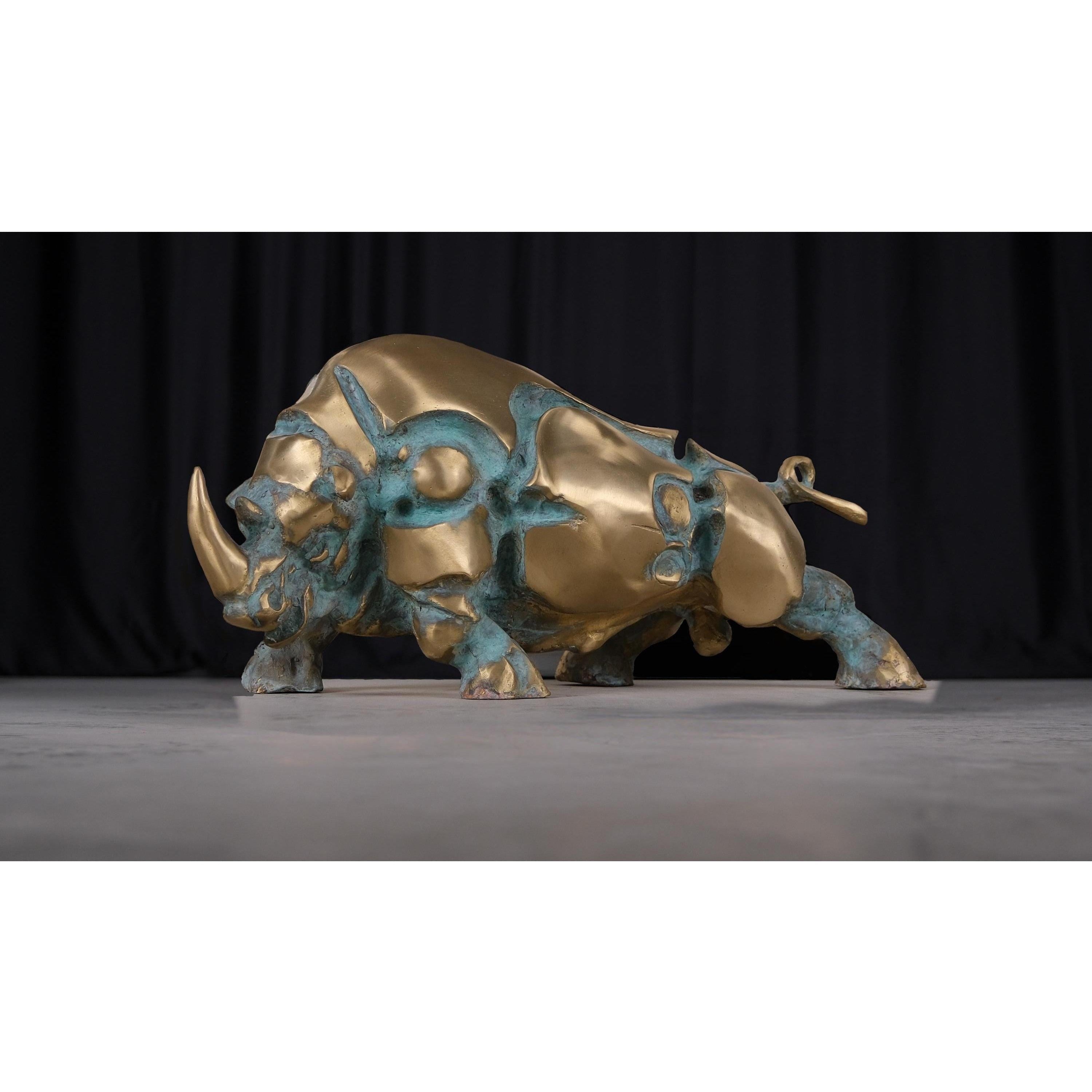 Rhino | Animal Sculptures | Home Decor | Handcrafted | Collectible Art