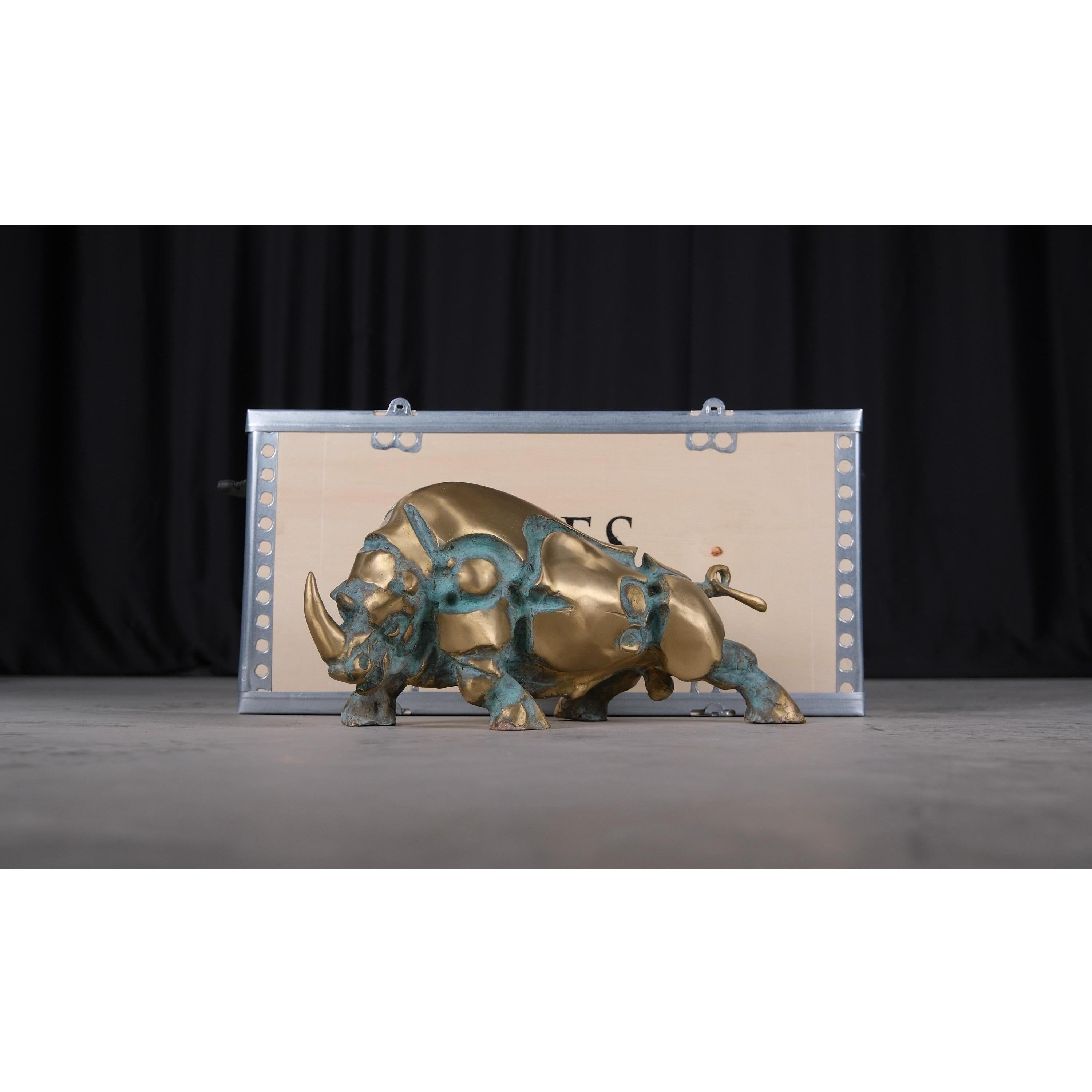 Rhino | Animal Sculptures | Home Decor | Handcrafted | Collectible Art