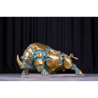 Rhino | Animal Sculptures | Home Decor | Handcrafted | Collectible Art