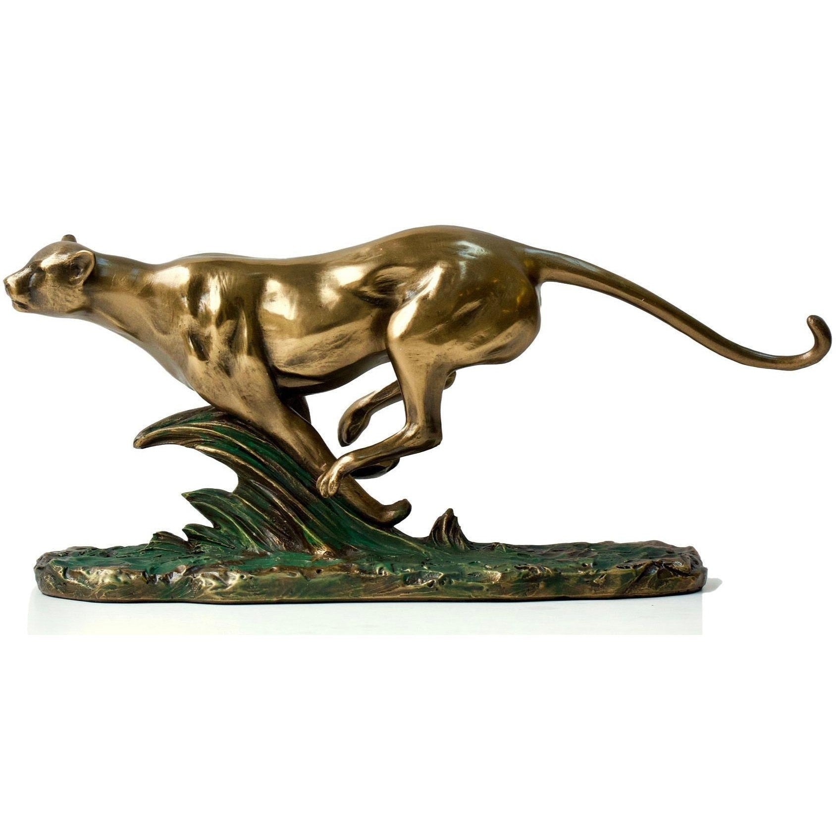 Running Panther | Animal Sculptures | Home Decor | Handcrafted