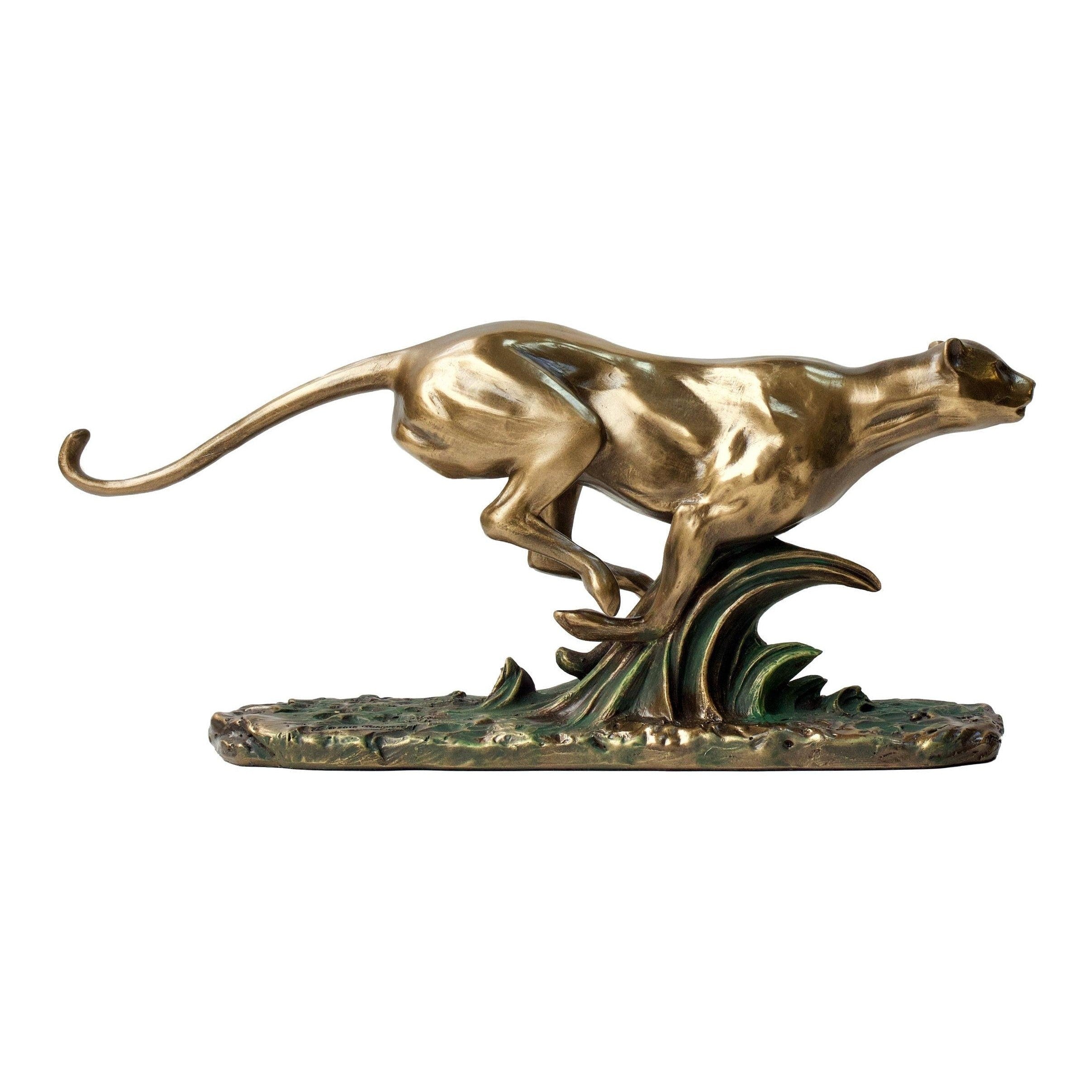 Running Panther | Animal Sculptures | Home Decor | Handcrafted