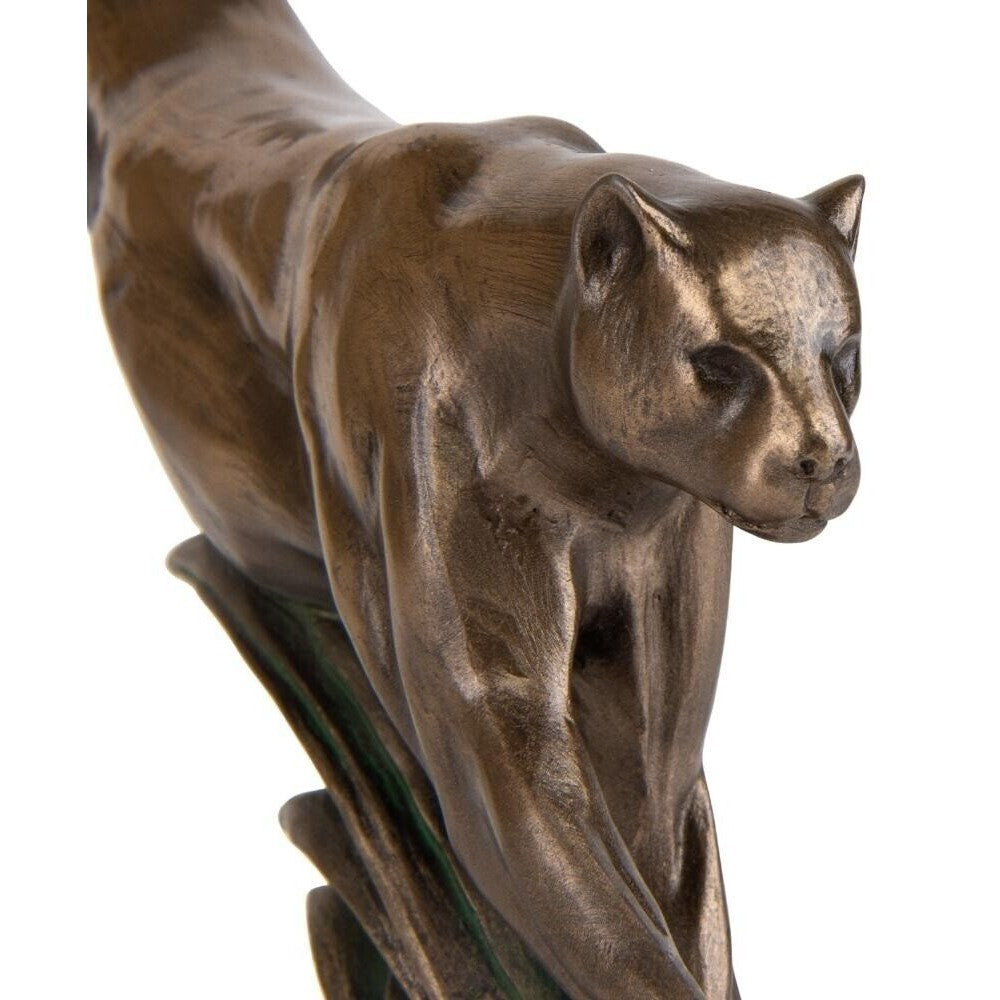 Running Panther | Animal Sculptures | Home Decor | Handcrafted